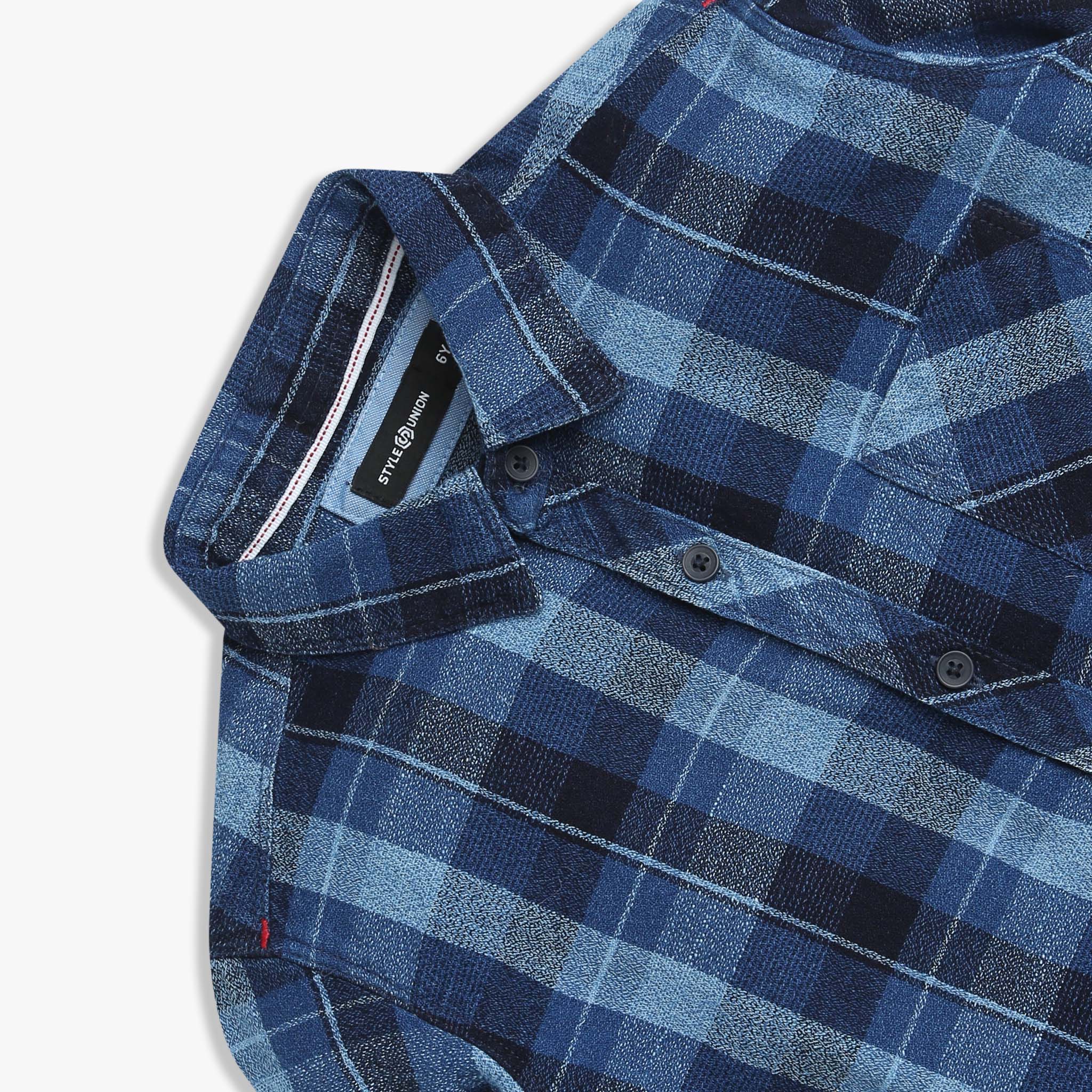 Boys Checkered Shirt - Image 3