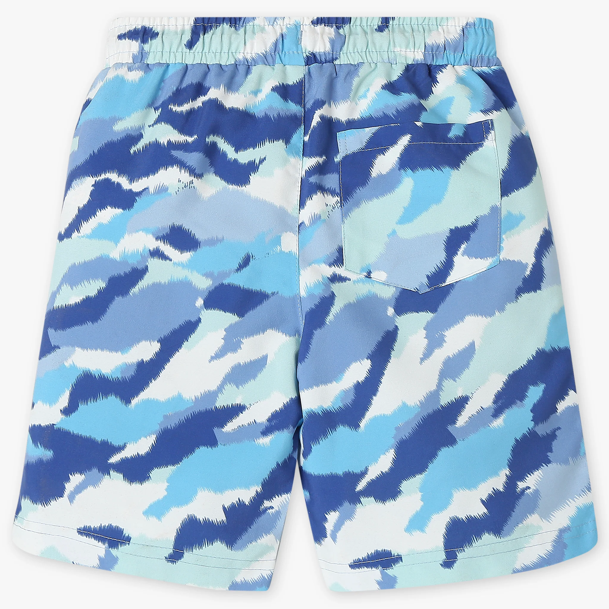 Boys Comfort Fit Printed Mid Rise Shorts - Image 2