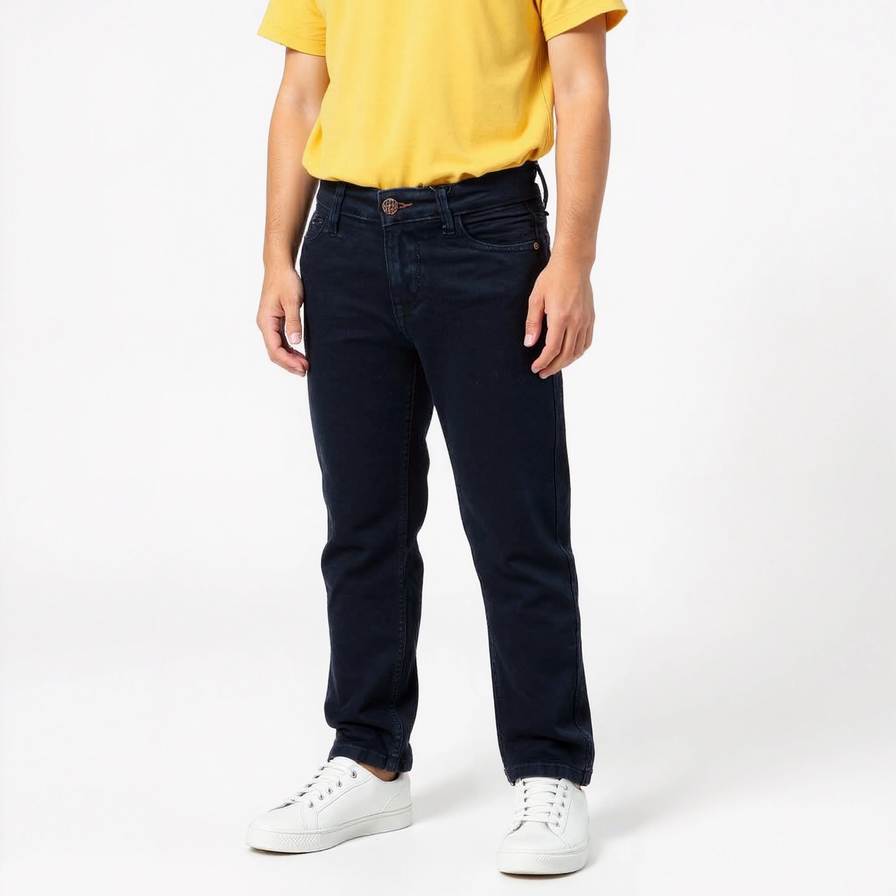 Boys Cool and Stylish Over Dyed Slim Fit Denim - Image 5