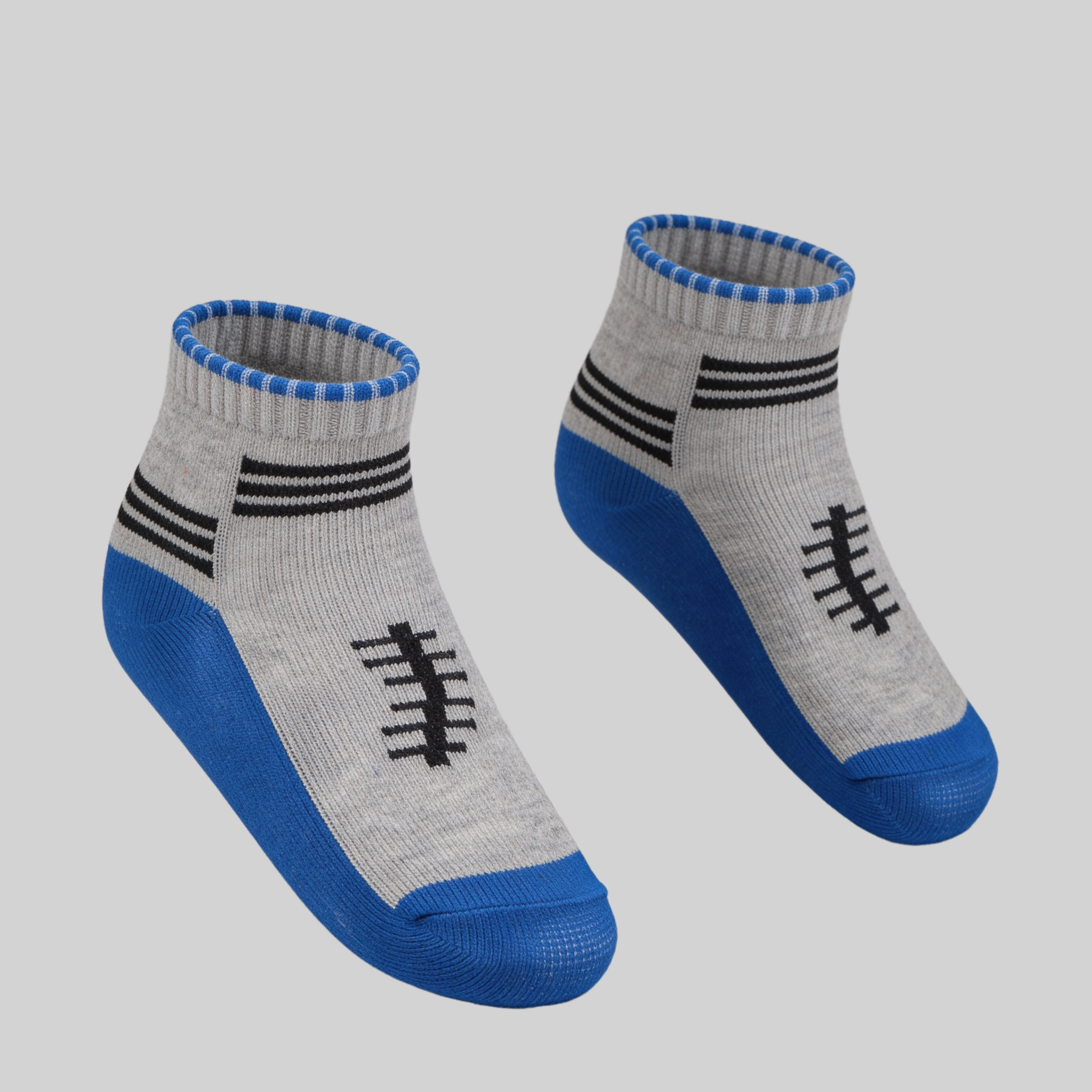Boys Cotton Ankle Length Socks - Pack of 2 - Image 3