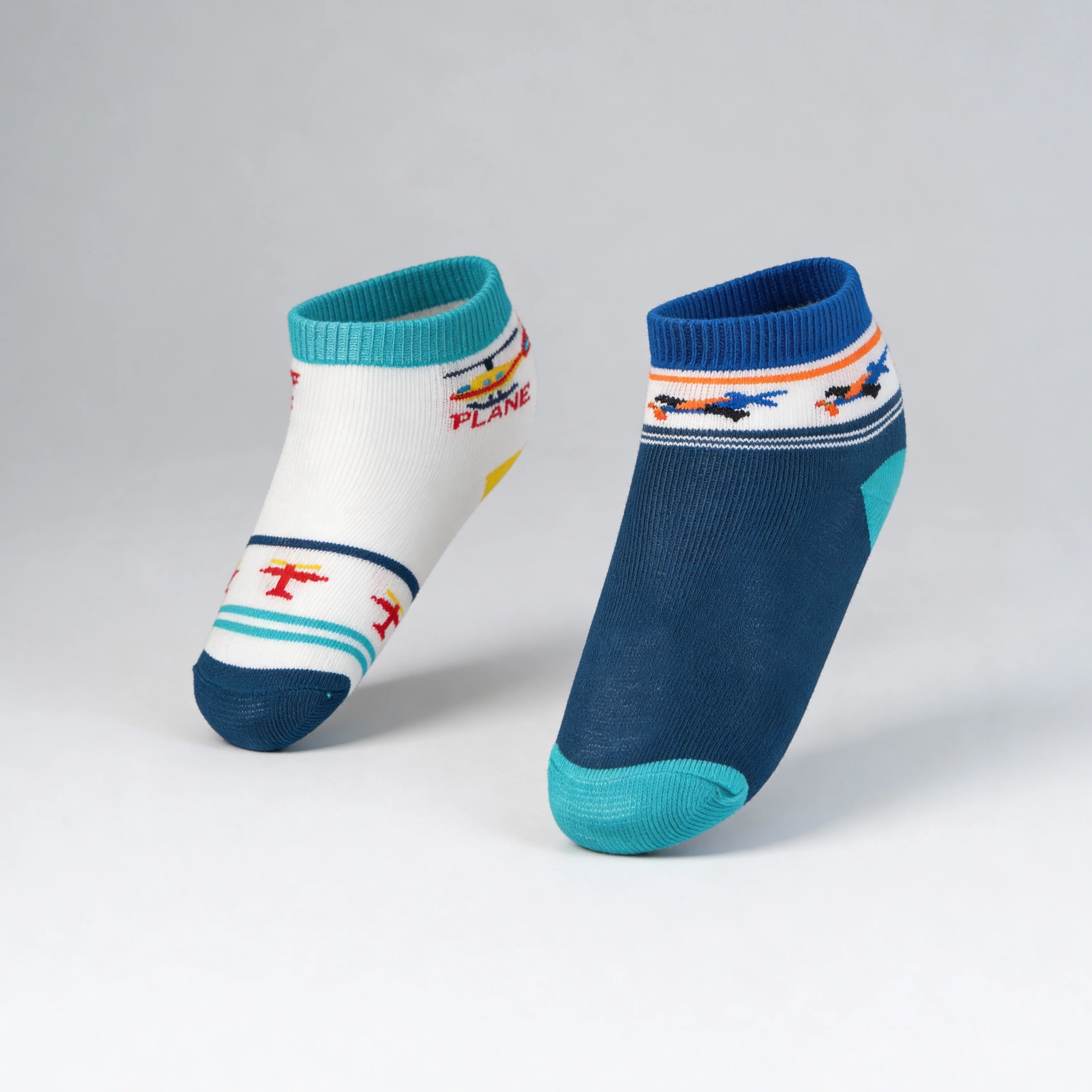 Boys Cotton Ankle Length Socks - Pack of 2 - Image 3