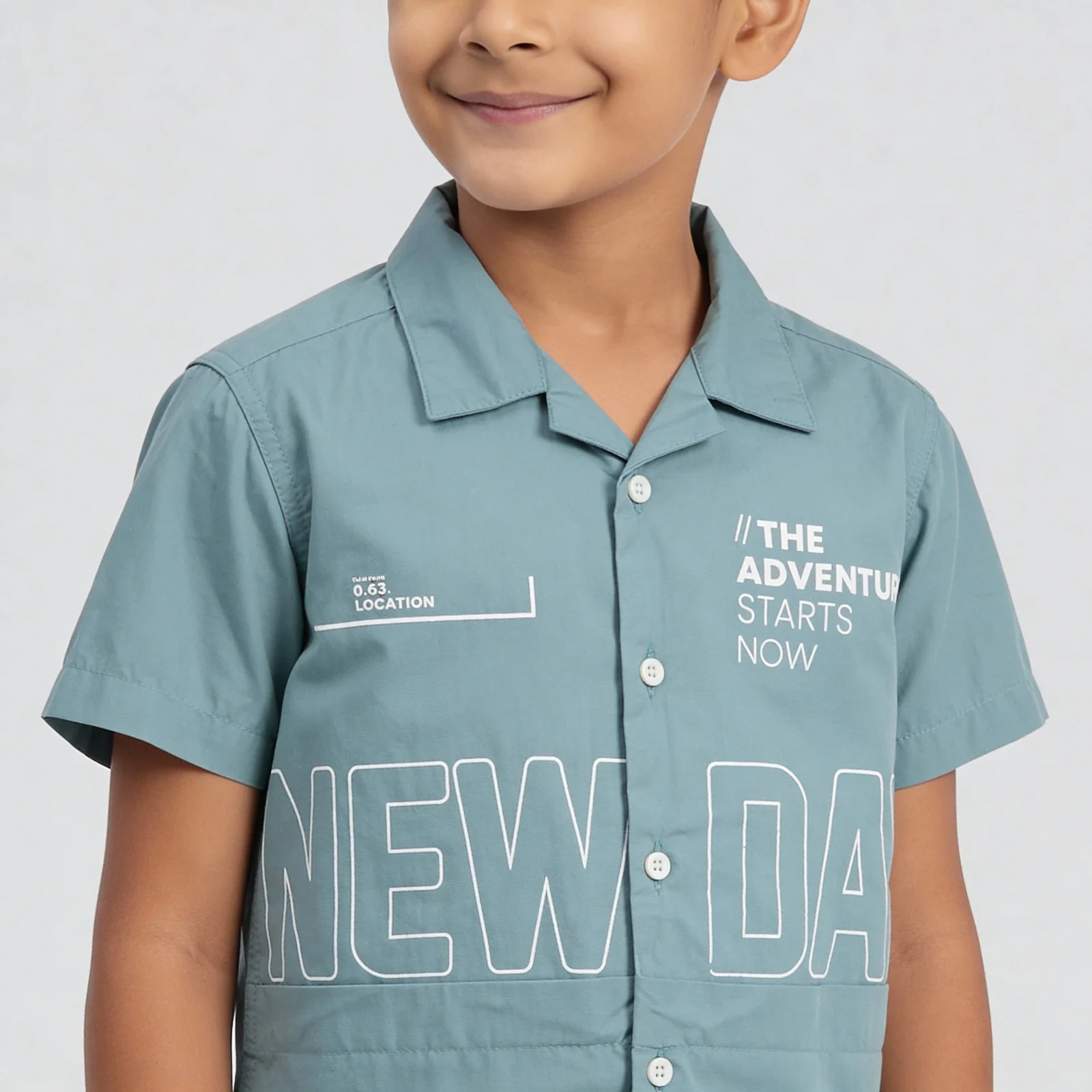 Boys Cotton Camp Collar Street Crew - Image 4