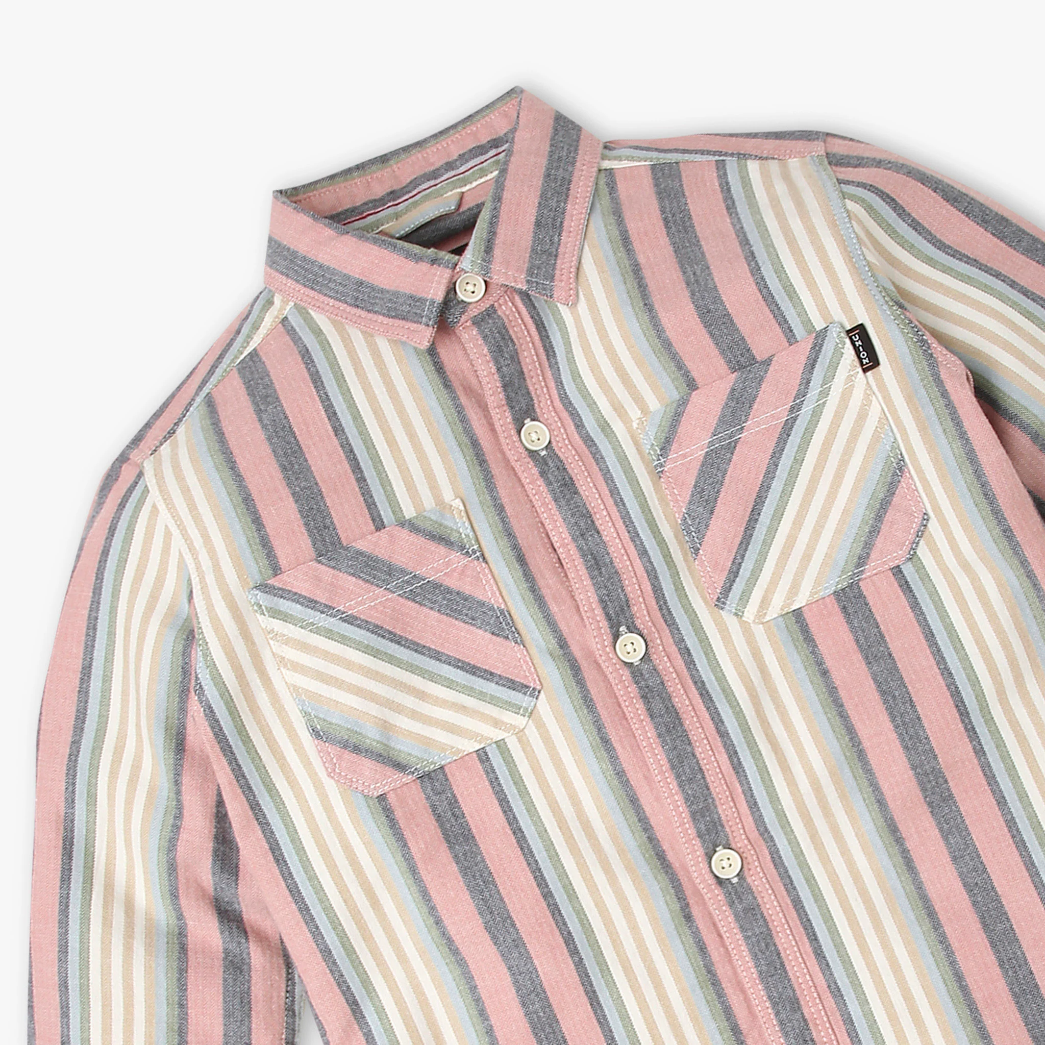 Boys Cotton Checkered Shirt - Image 3