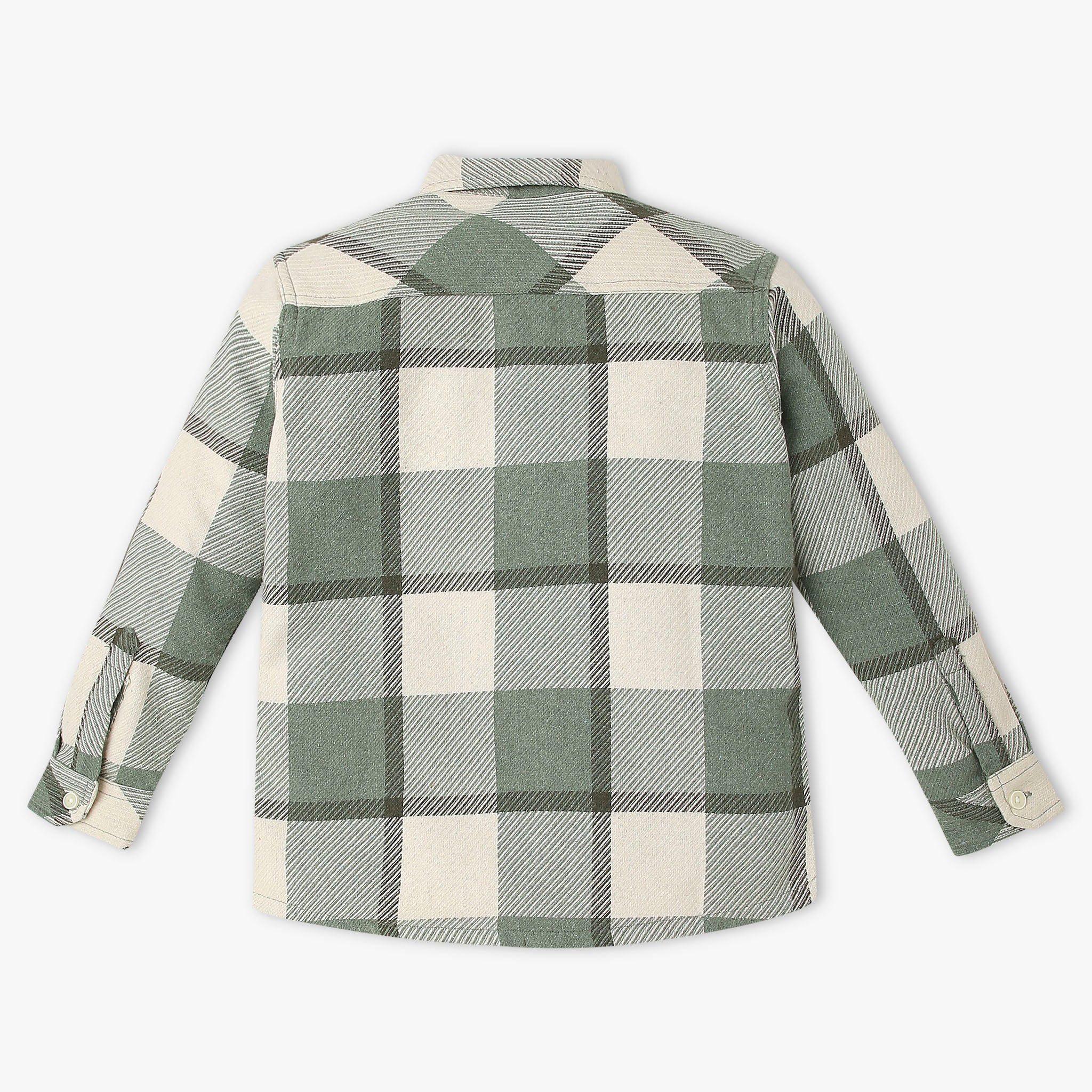 Boys Cotton Checkered Shirt - Image 2
