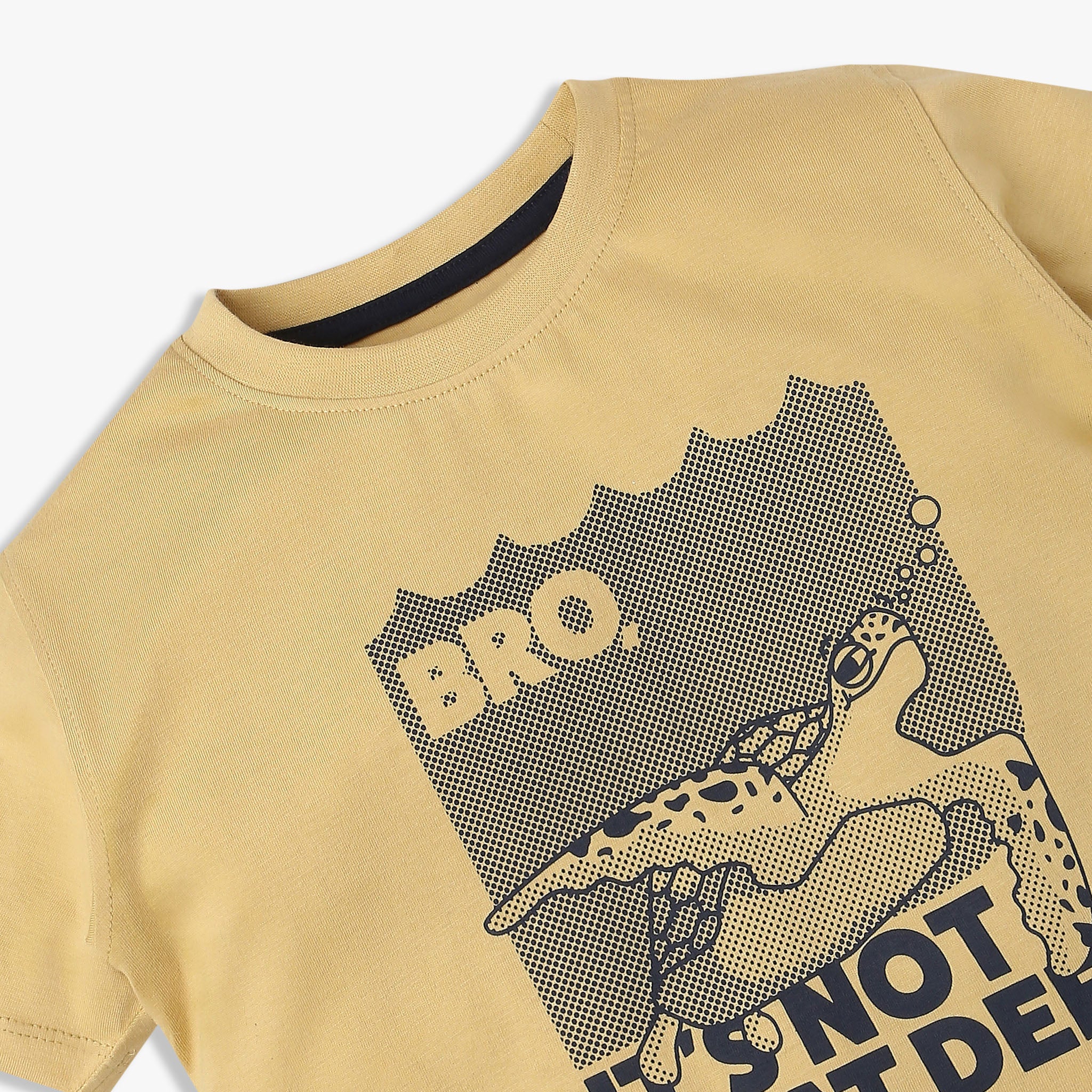 Boys Cotton Crew Neck Graphitee - Image 3