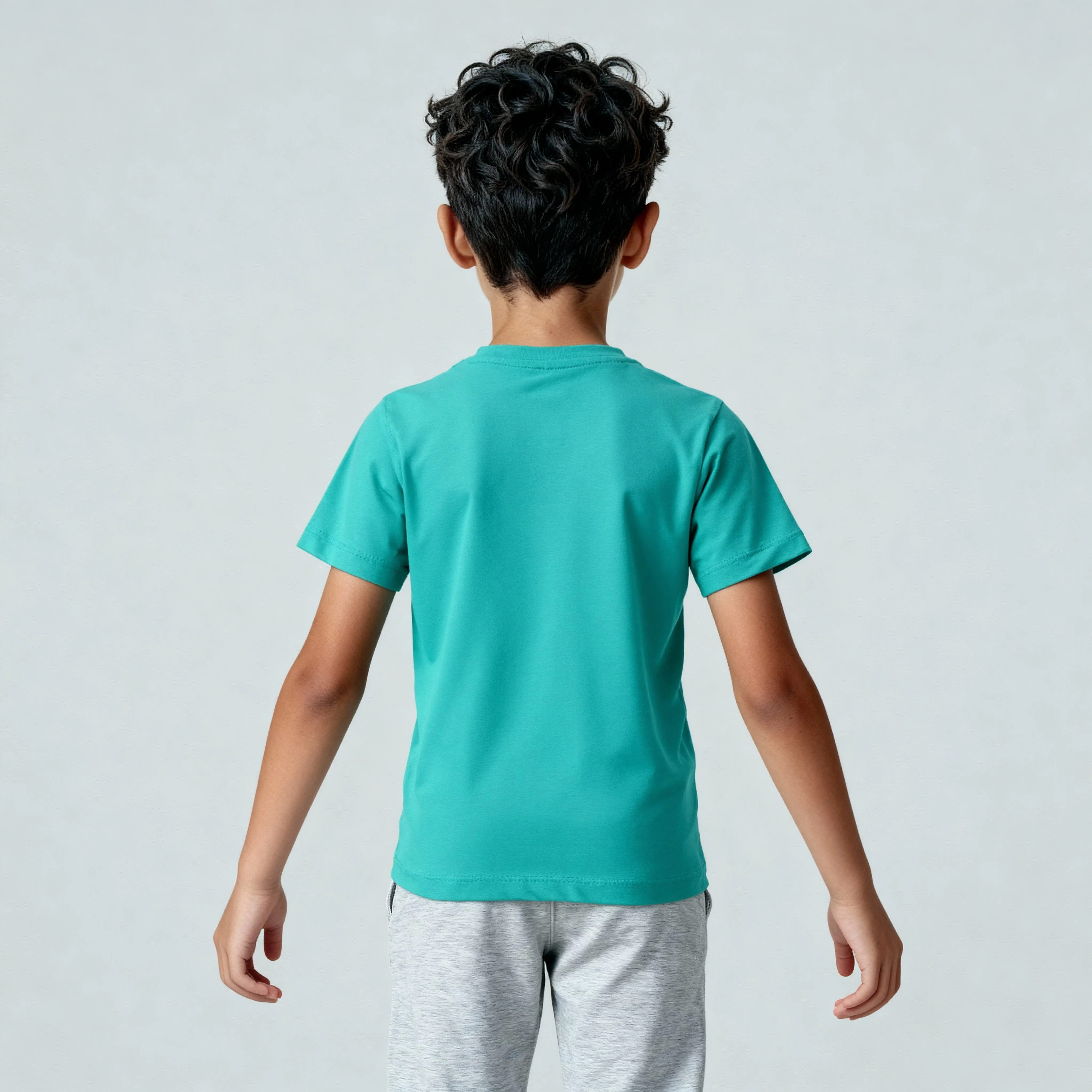Boys Cotton Crew Neck Graphitee - Image 3