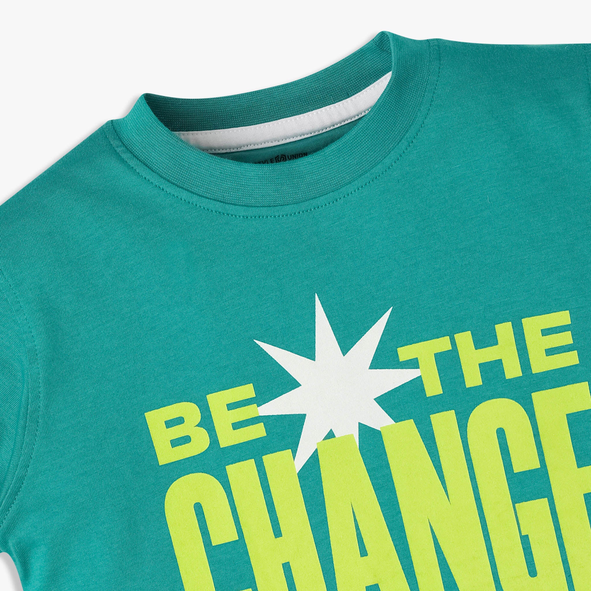 Boys Cotton Crew Neck Graphitee - Image 3