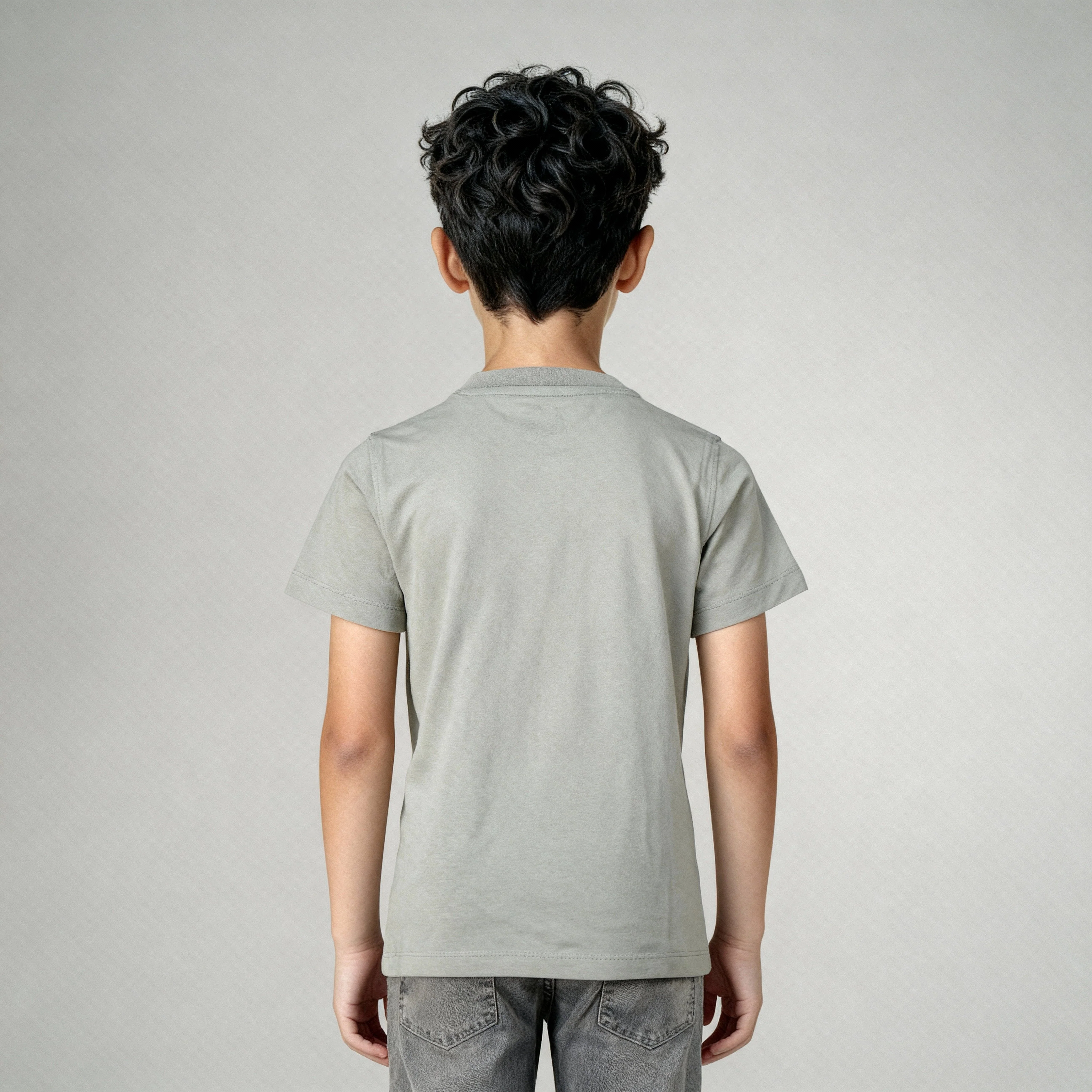 Boys Cotton Crew Neck Graphitee - Image 3