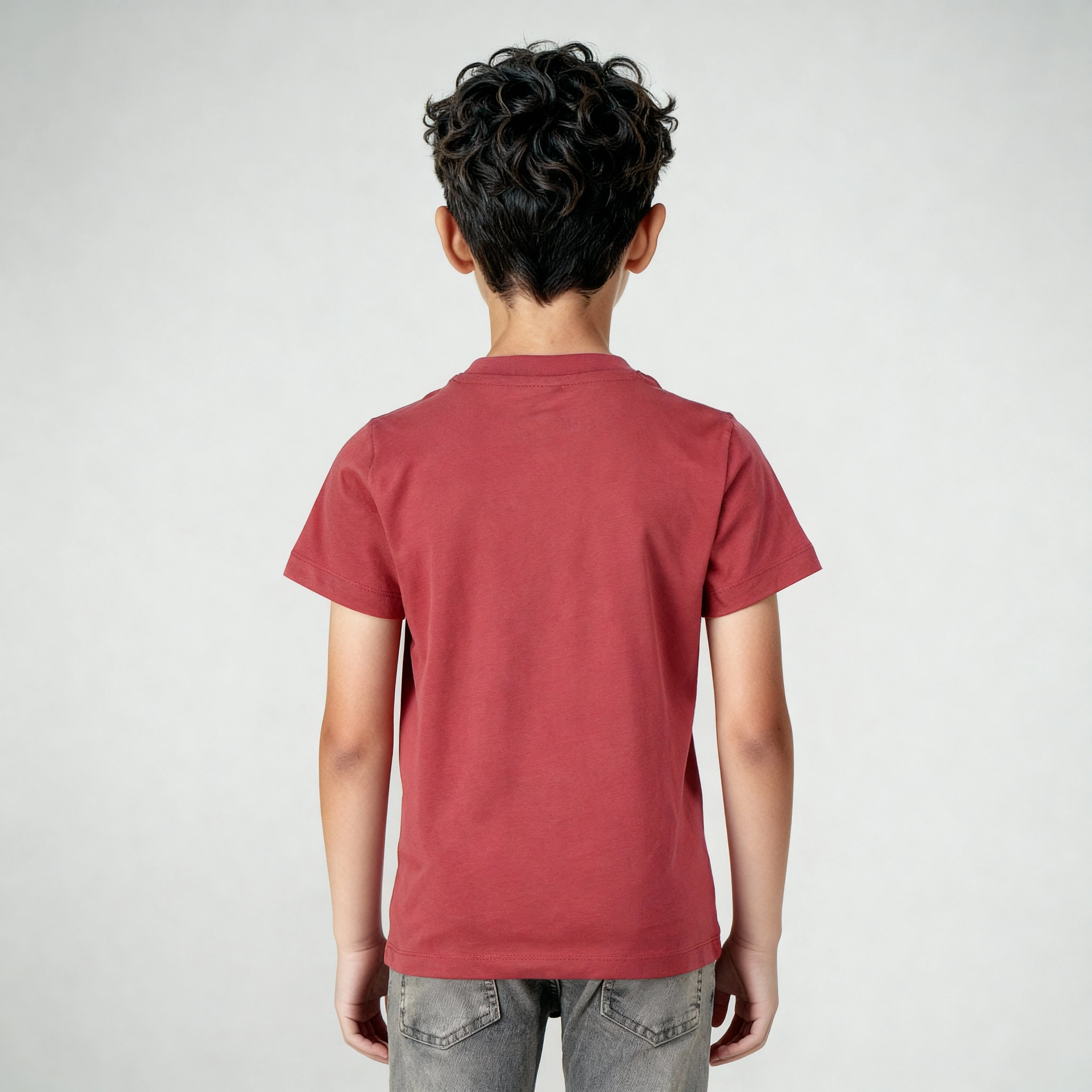 Boys Cotton Crew Neck Graphitee - Image 3