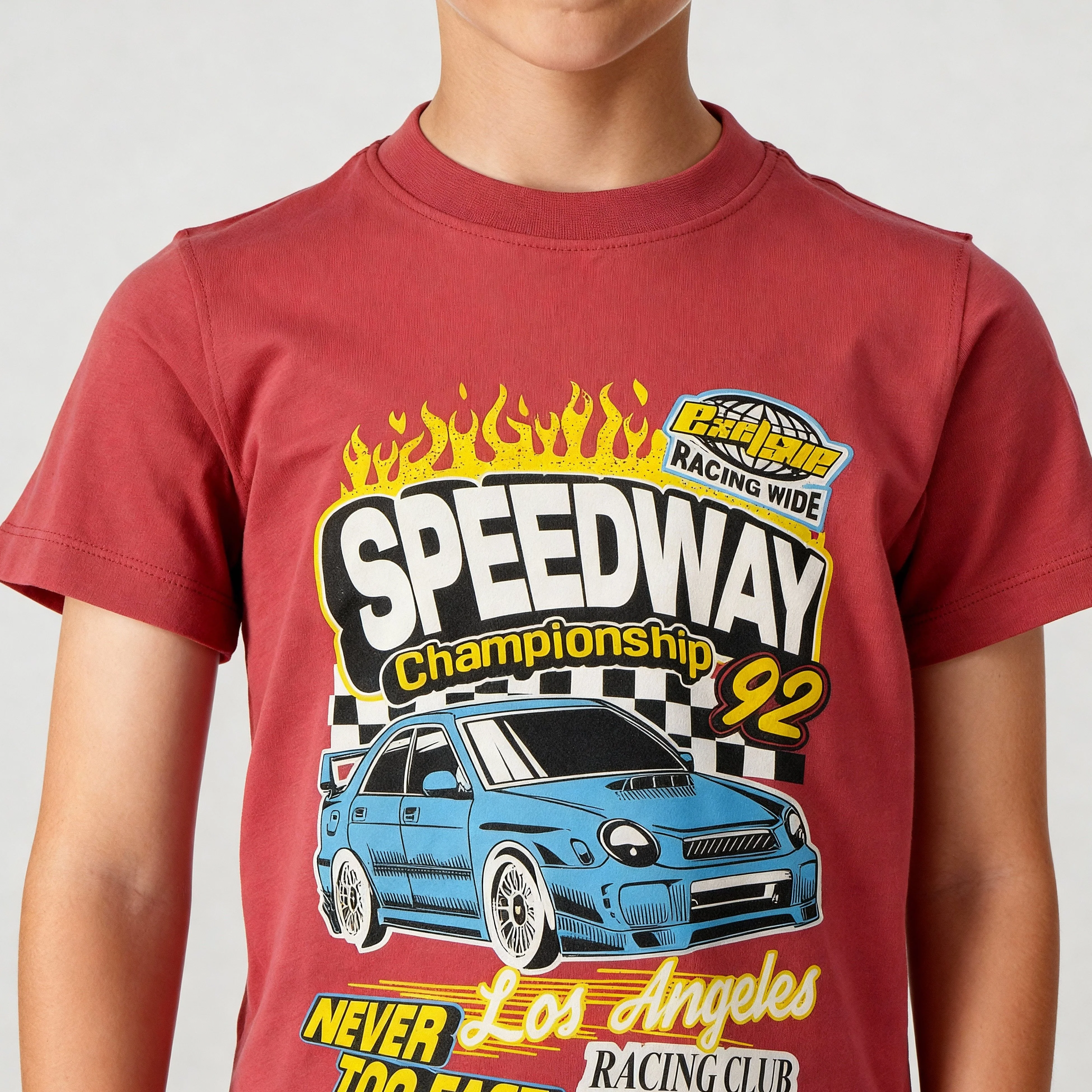 Boys Cotton Crew Neck Graphitee - Image 4