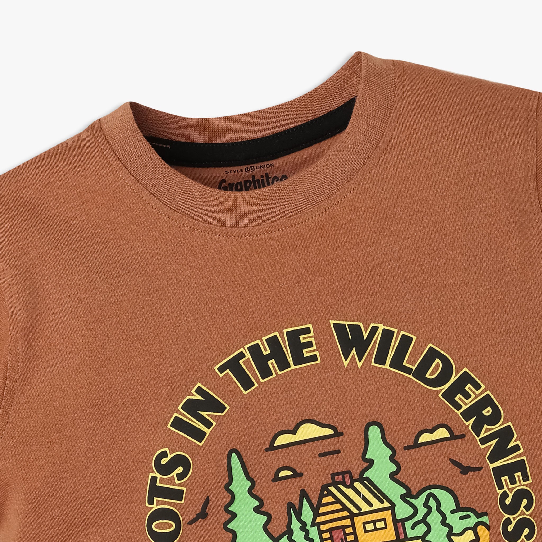 Boys Cotton Crew Neck Graphitee - Image 3