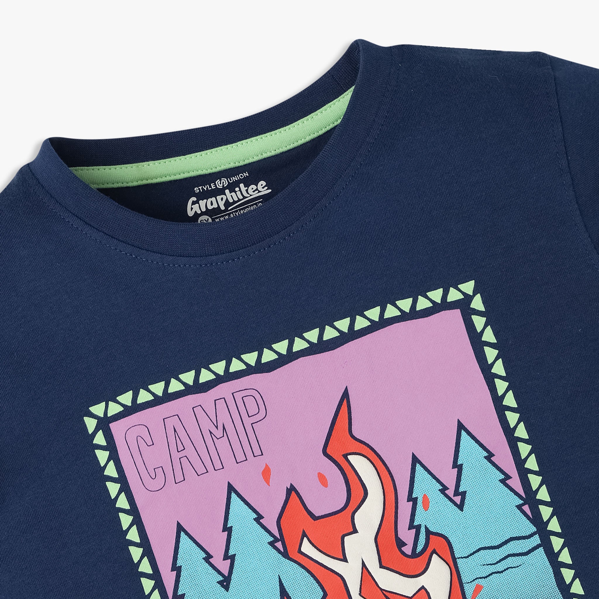 Boys Cotton Crew Neck Graphitee - Image 3