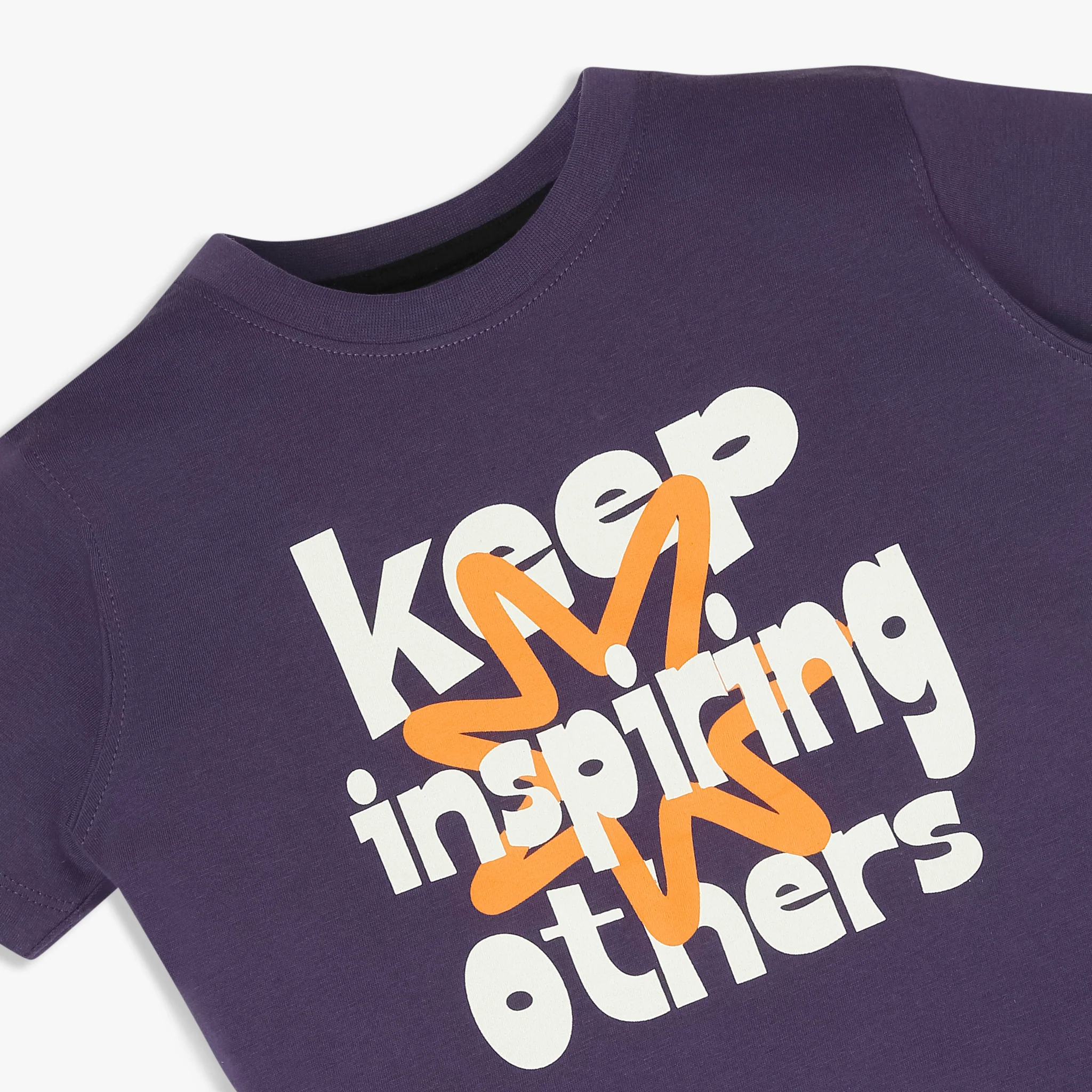 Boys Cotton Crew Neck Graphitee - Image 3