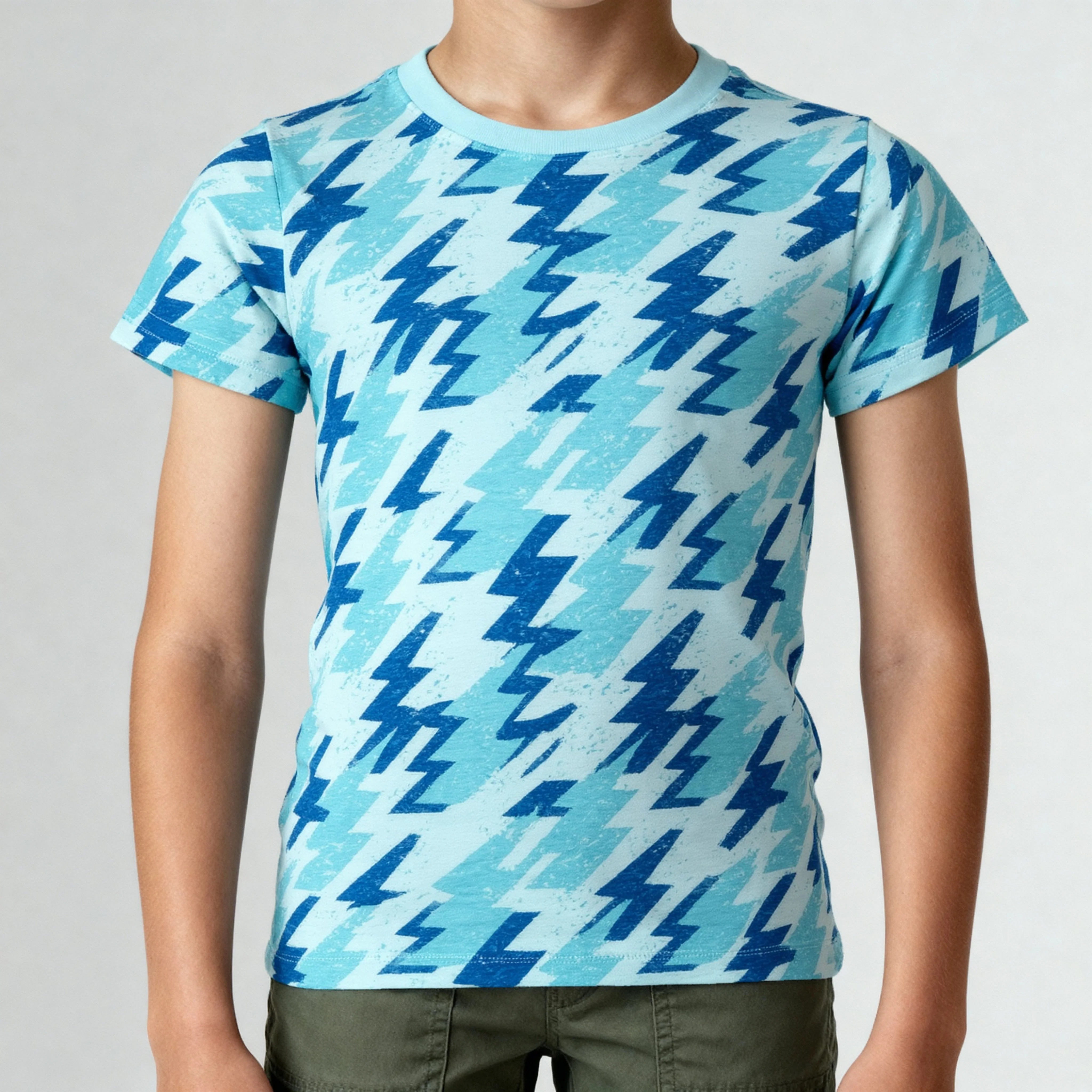 Boys Cotton Crew Neck Graphitee - Image 4