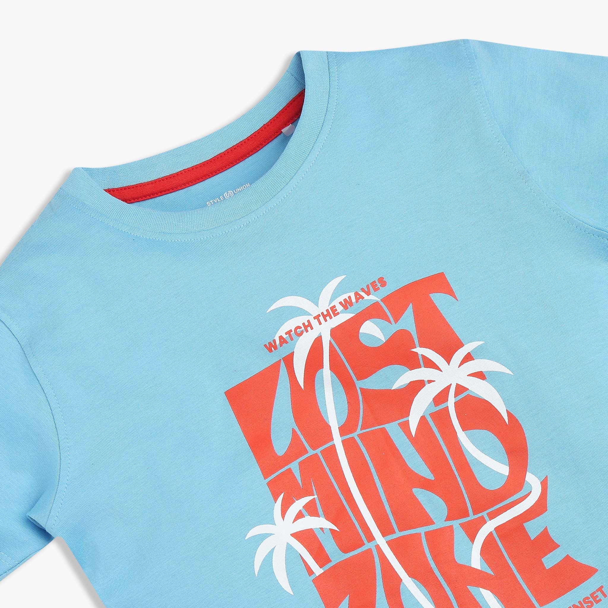 Boys Cotton Crew Neck Graphitee - Image 3