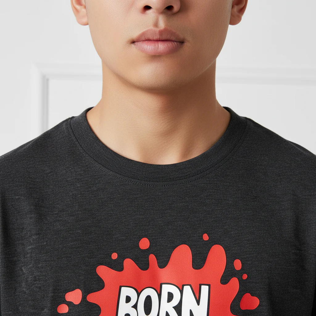 Boys Cotton Crew Neck Graphitee - Image 4