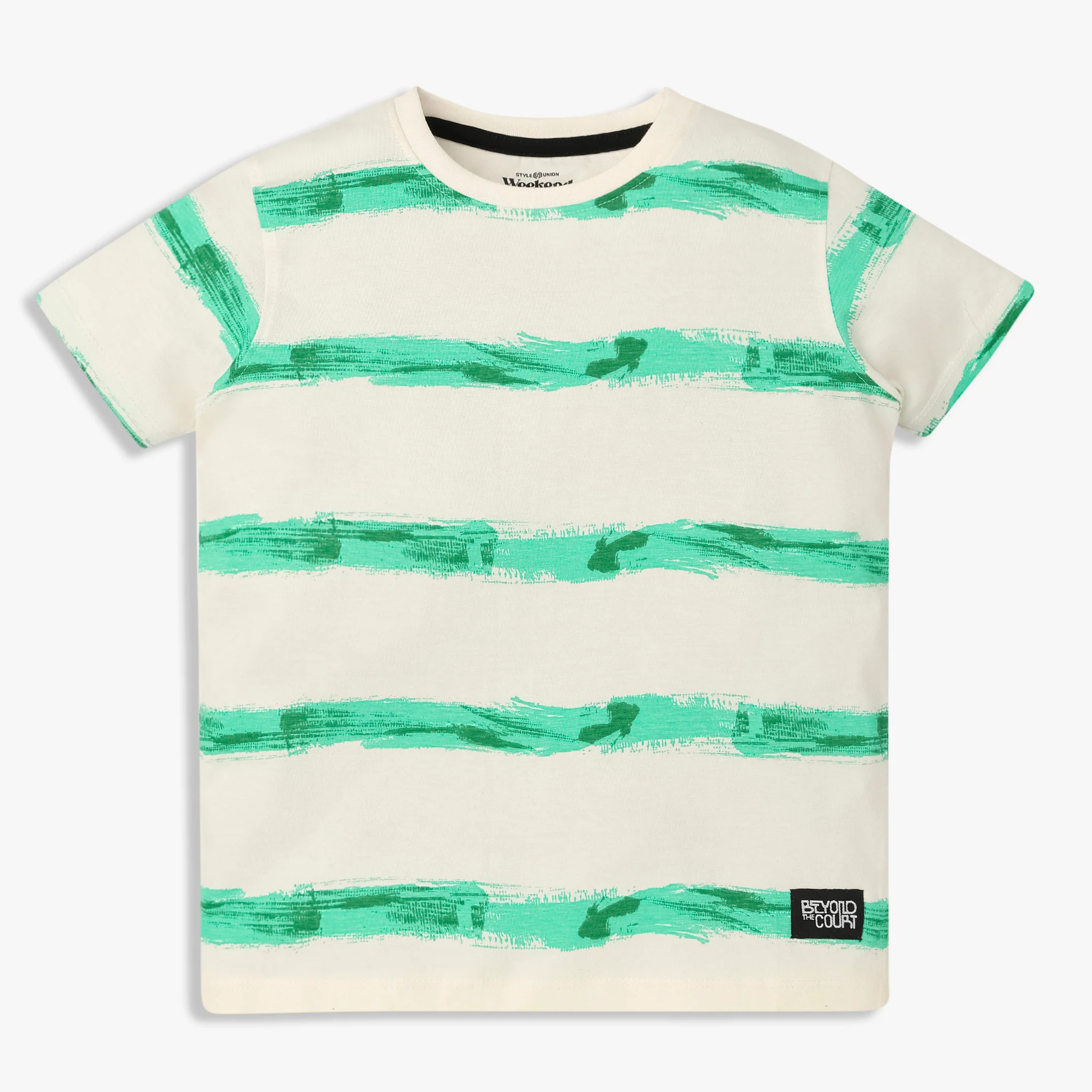 Boys Cotton Crew Neck Weekend T-Shirt
