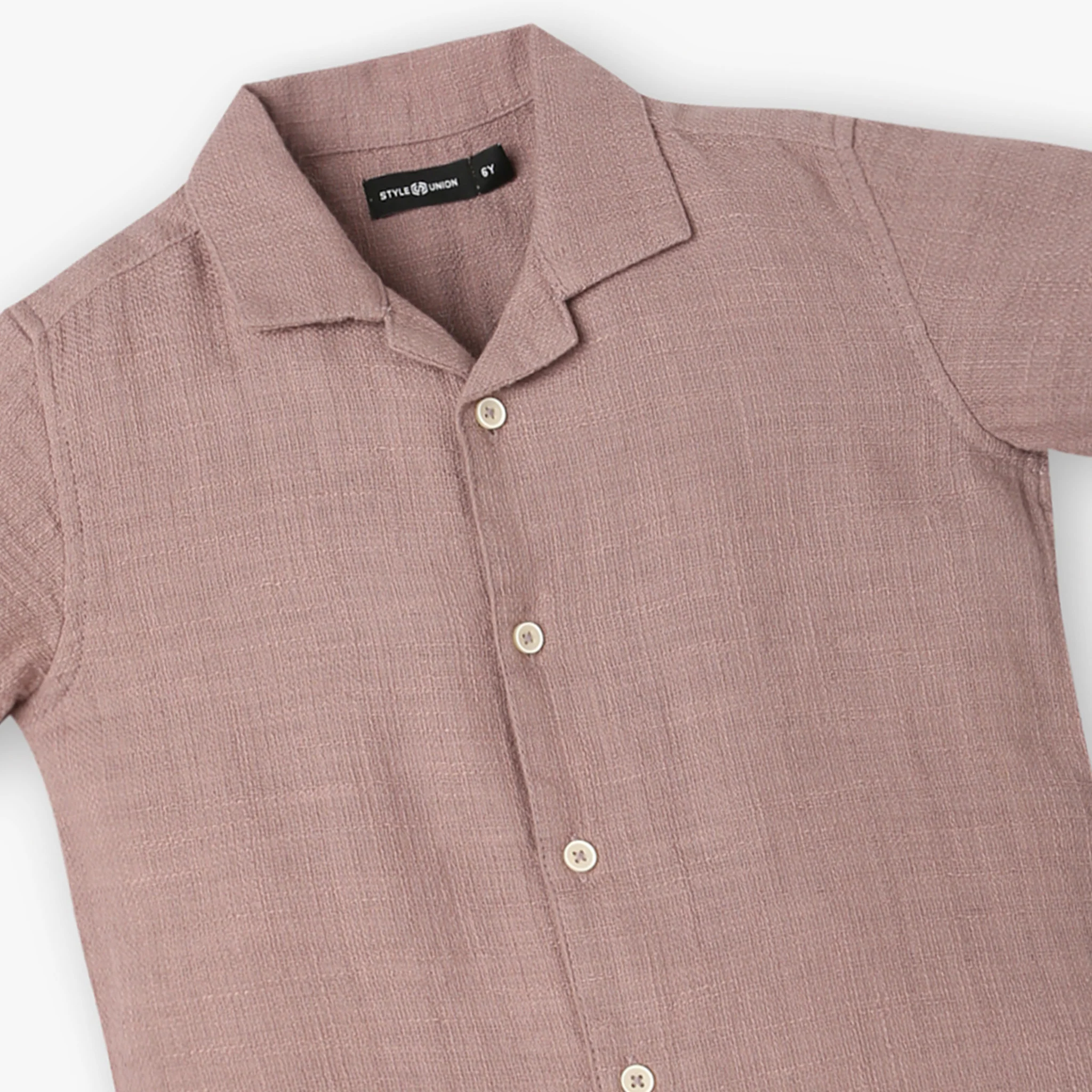 Boys Cotton Cuban Shirt - Image 3