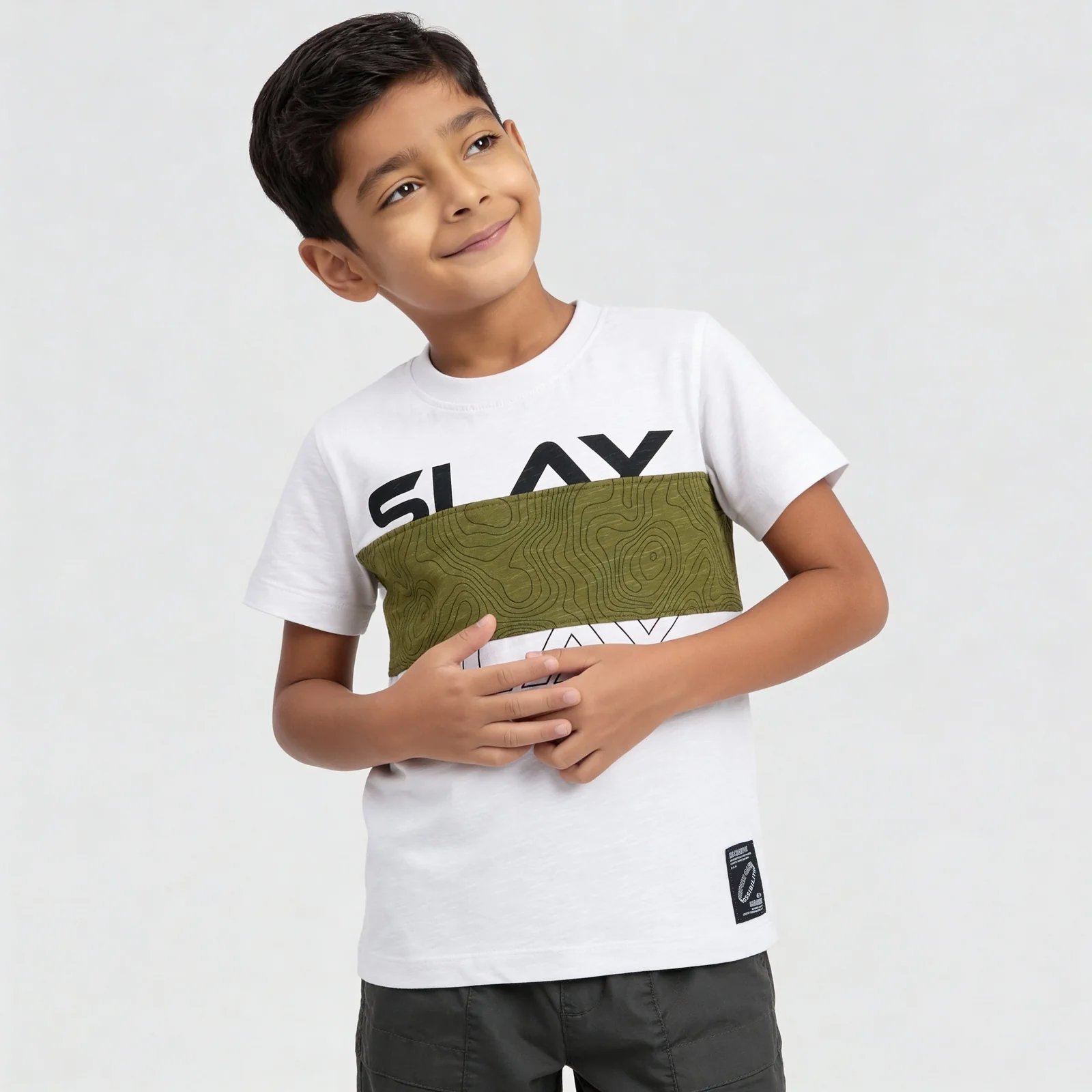 Boys Cotton Cut and Sew Weekend T-Shirt - Image 2