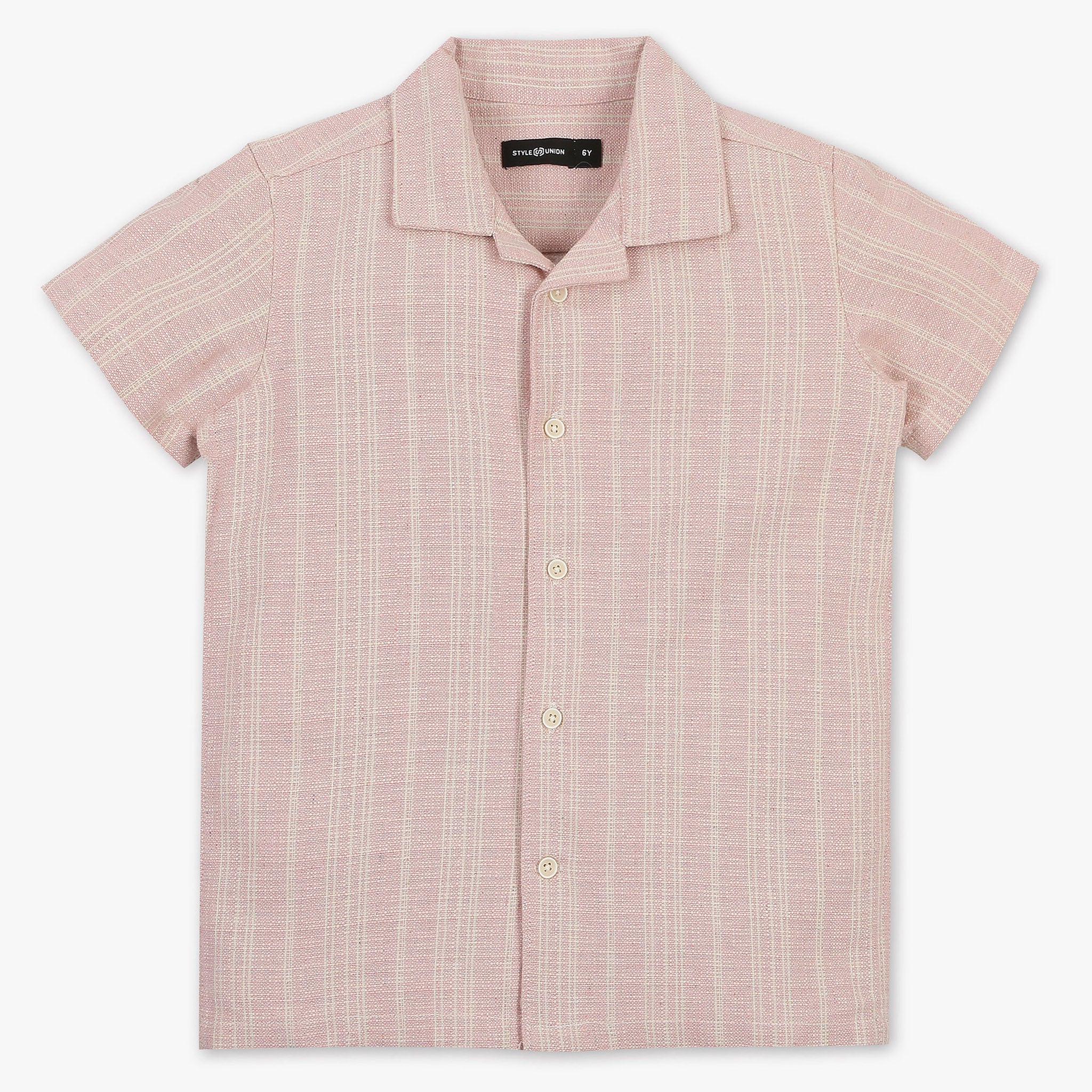 Boys Cotton Striped Shirt