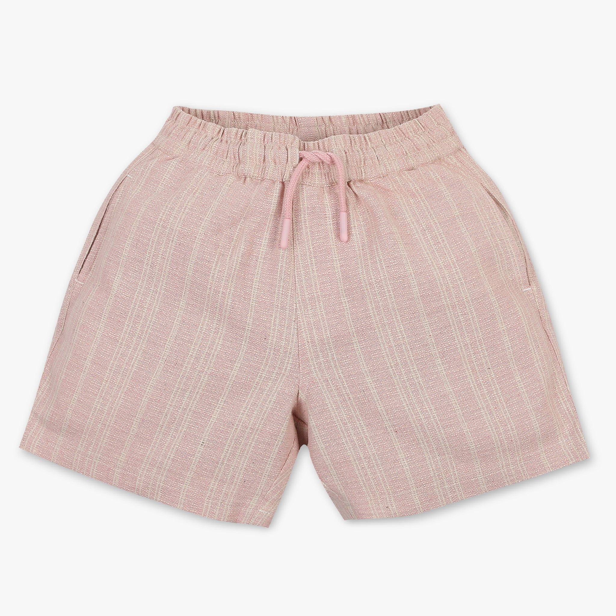 Boys Cotton Striped Shorts