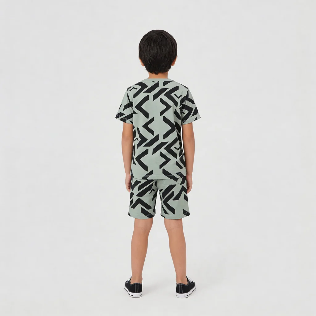 Boys Cotton Future Squad Printed Shorts - Image 3