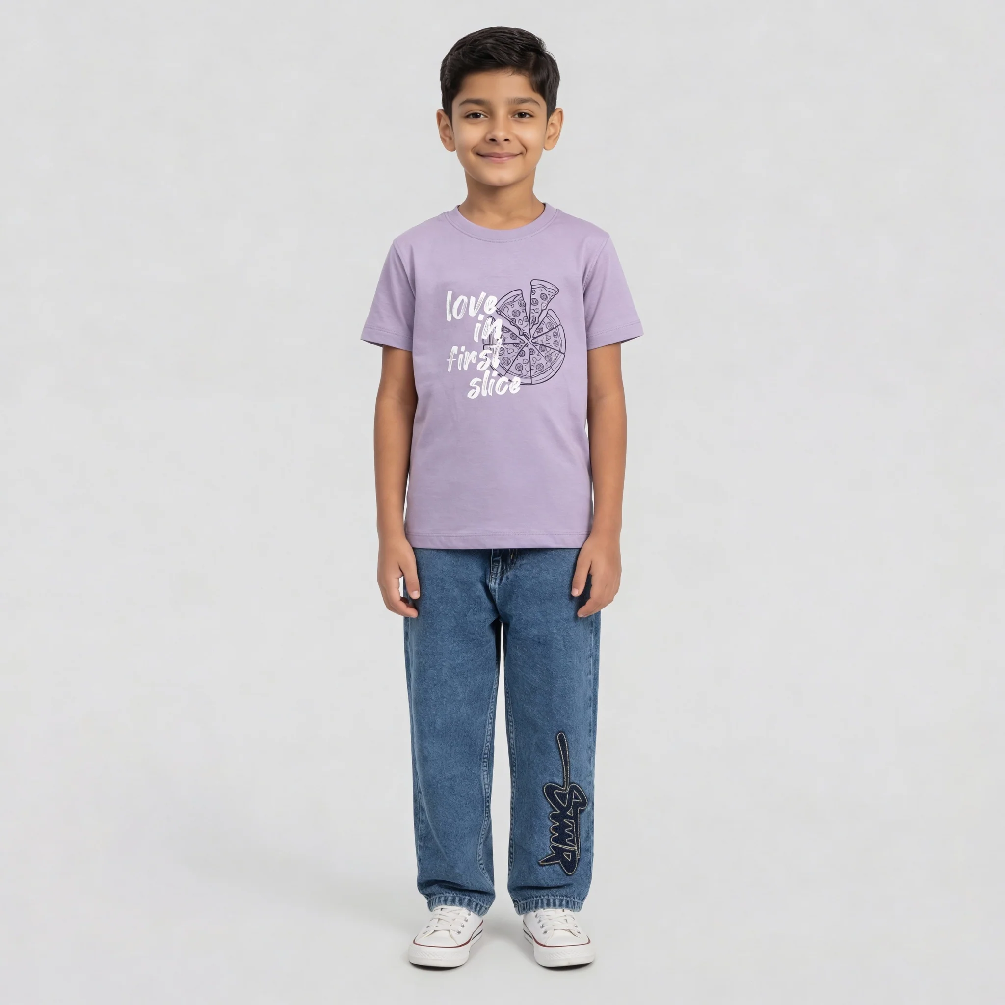 Boys Cotton Graphitee