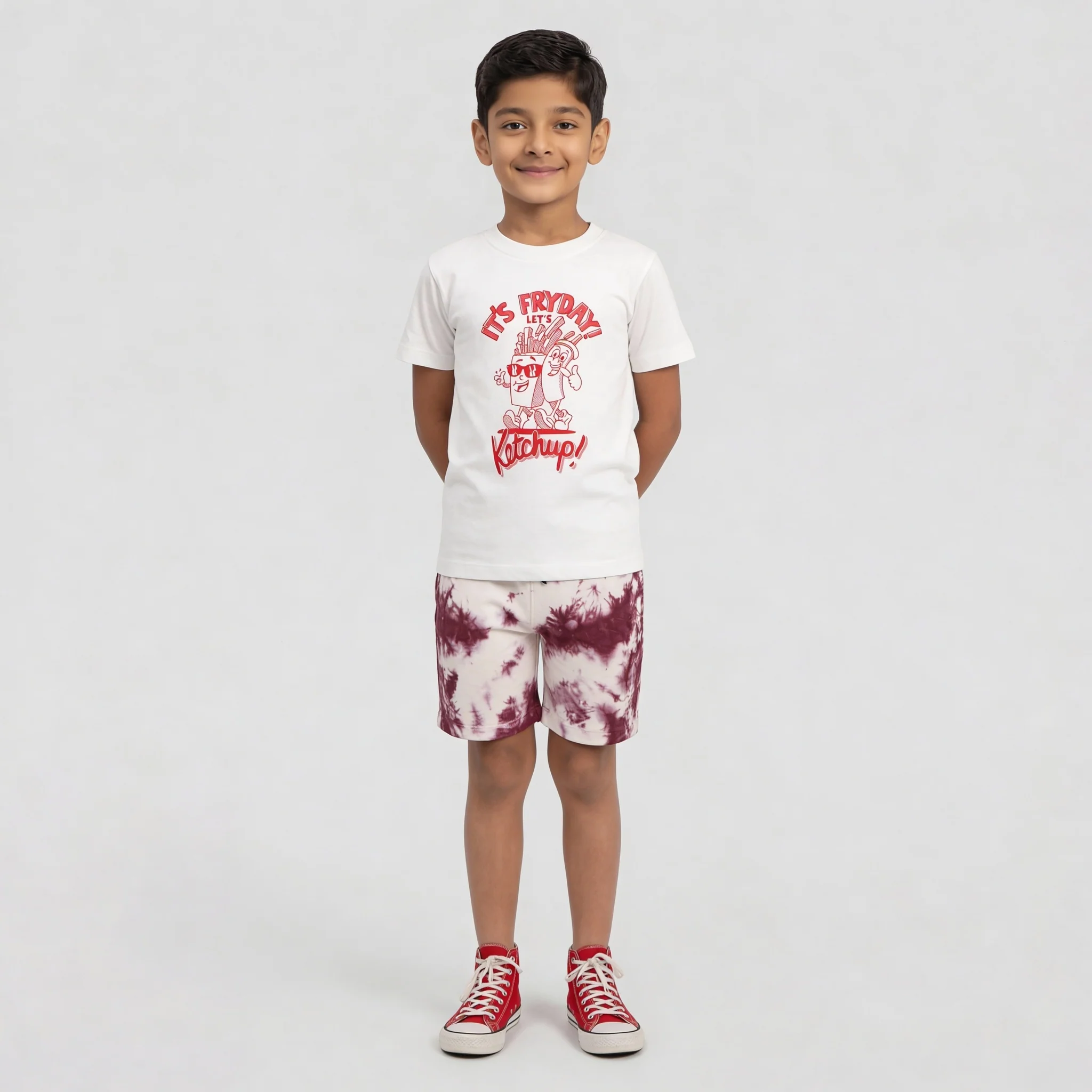 Boys Cotton Graphitee