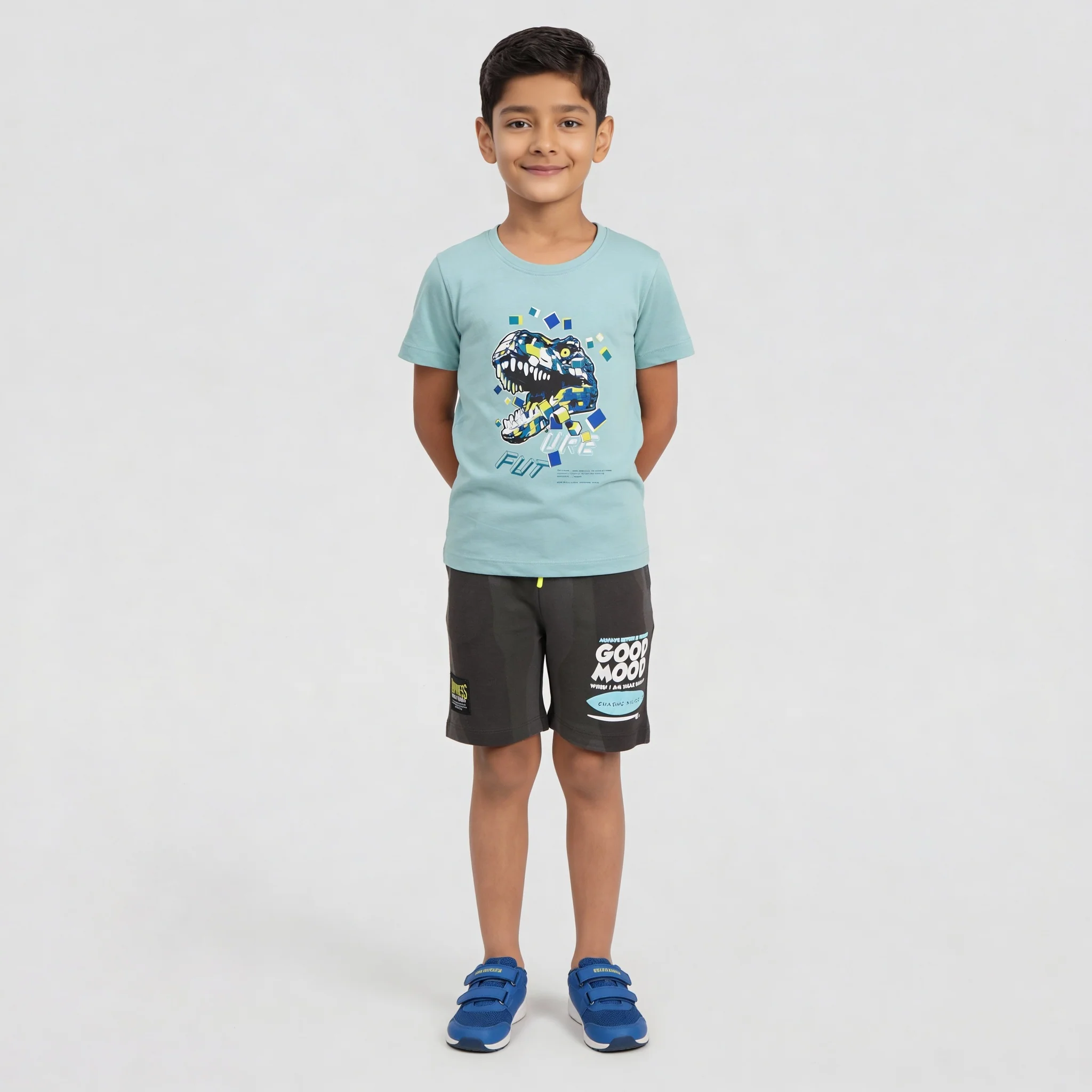 Boys Cotton Graphitee
