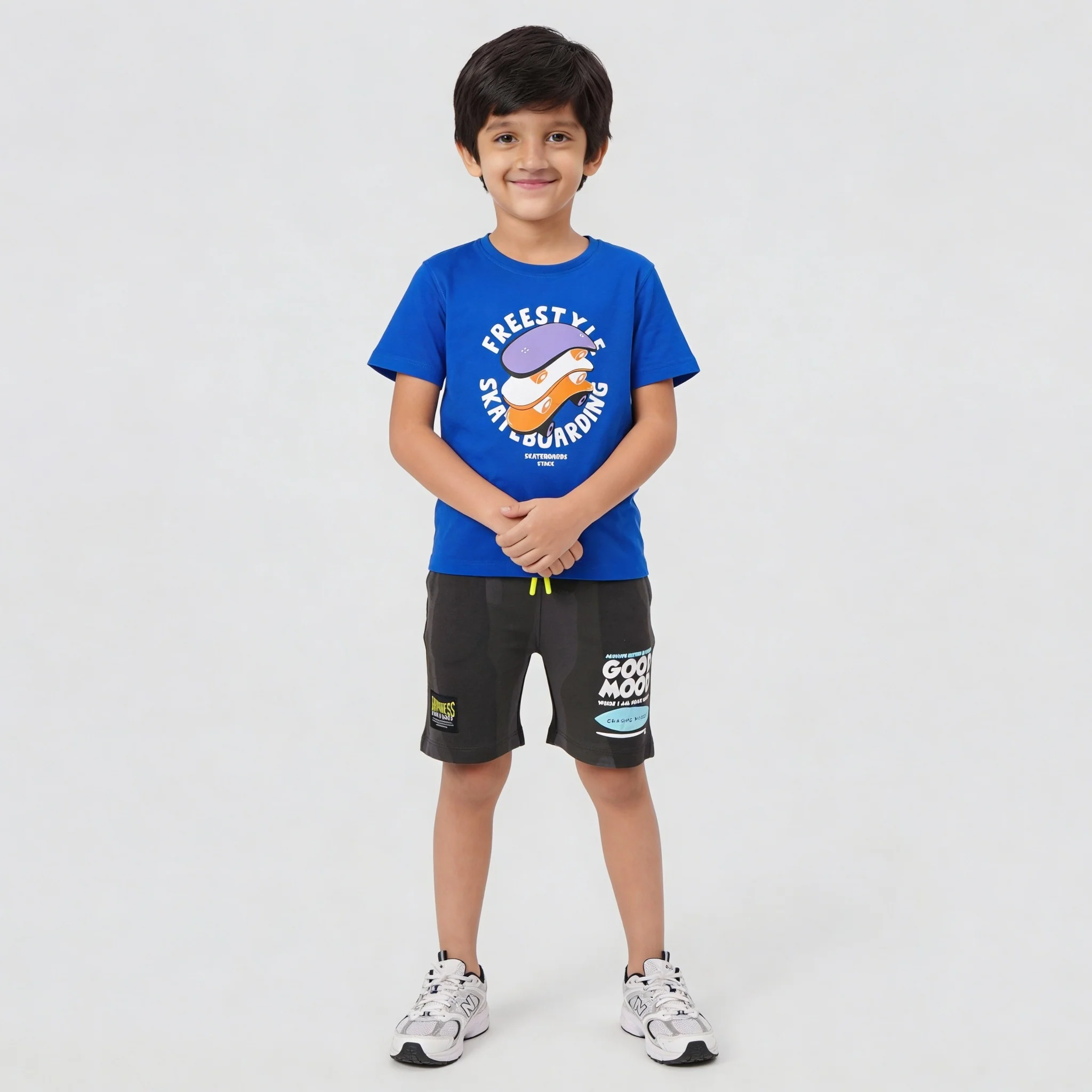 Boys Cotton Graphitee