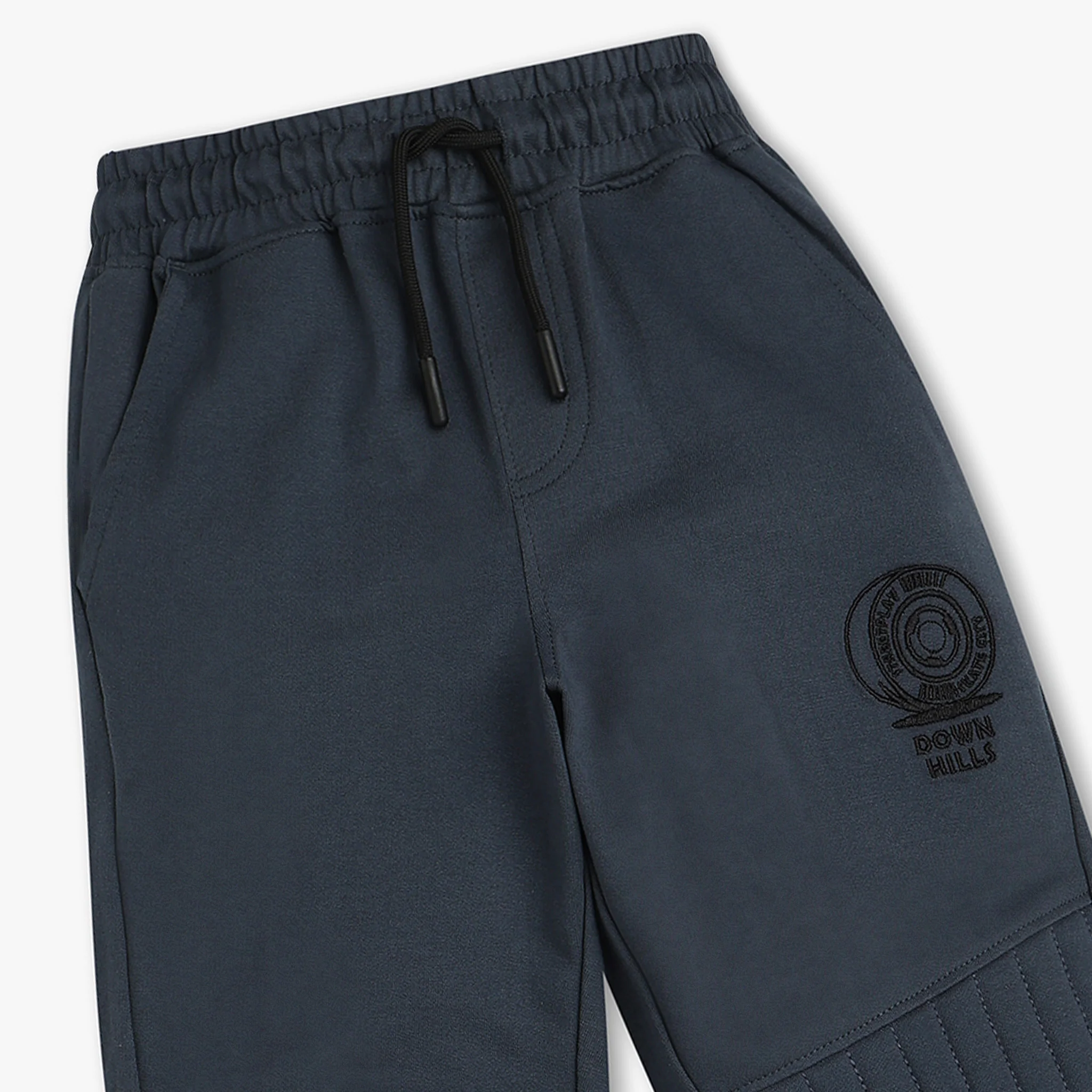 Boys Acid Wash Cotton Joggers - Image 3