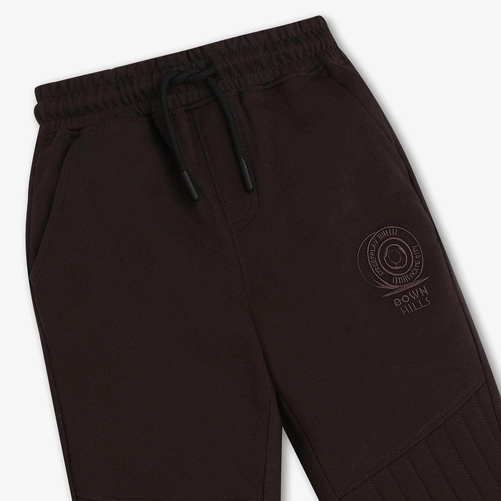 Boys Acid Wash Cotton Joggers - Image 3