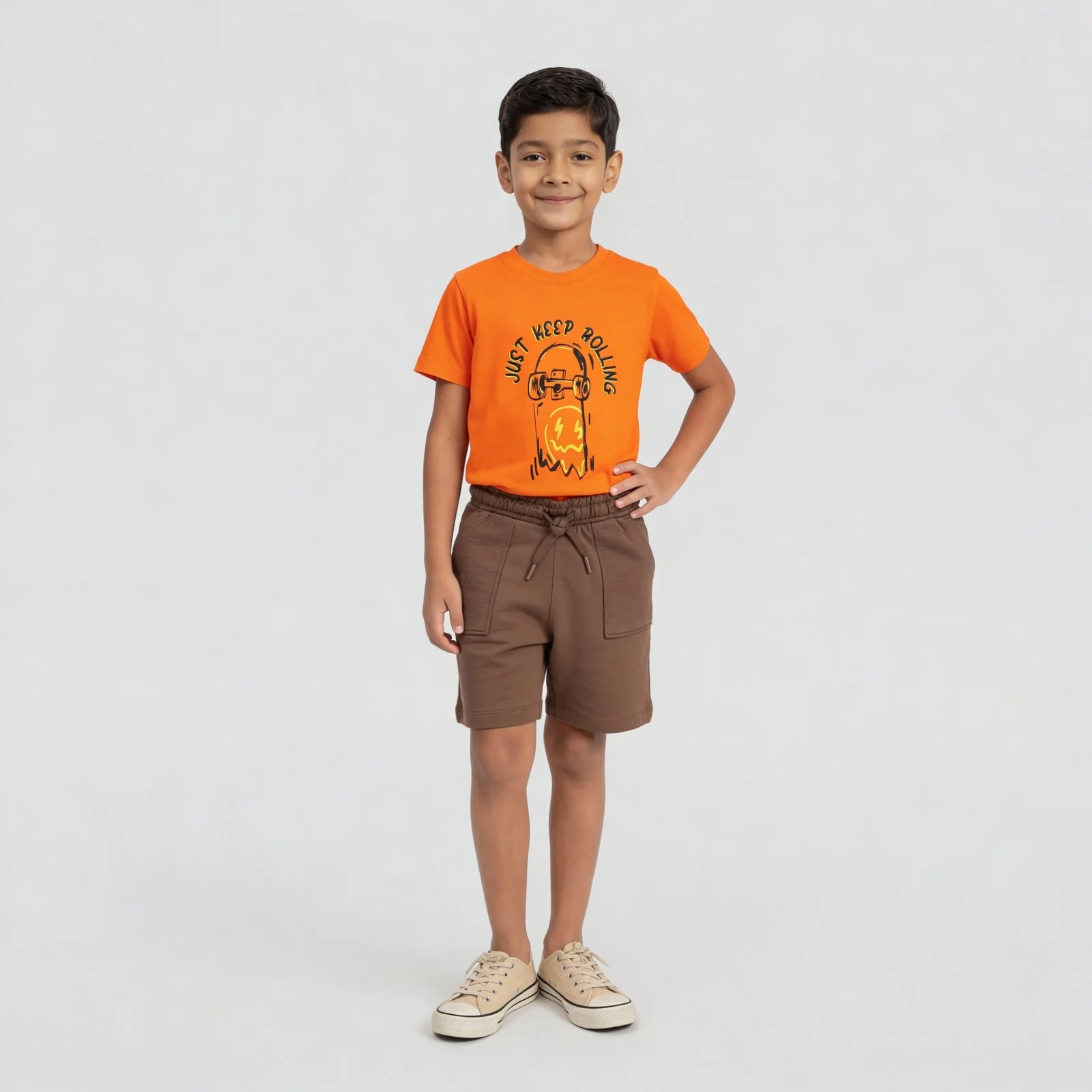 Boys Cotton Knitted Shorts - Image 16