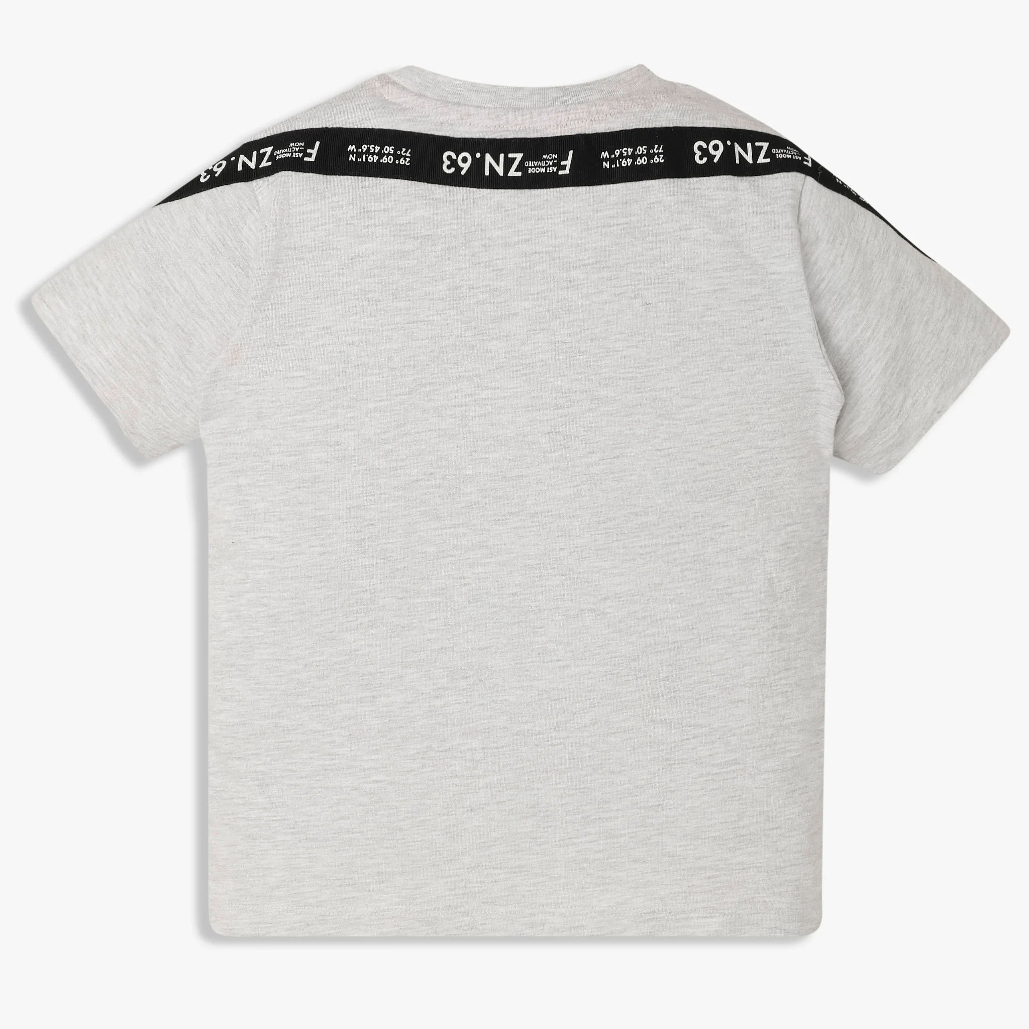 Boys Cotton Printed Crew Neck Weekend T-Shirt - Image 2