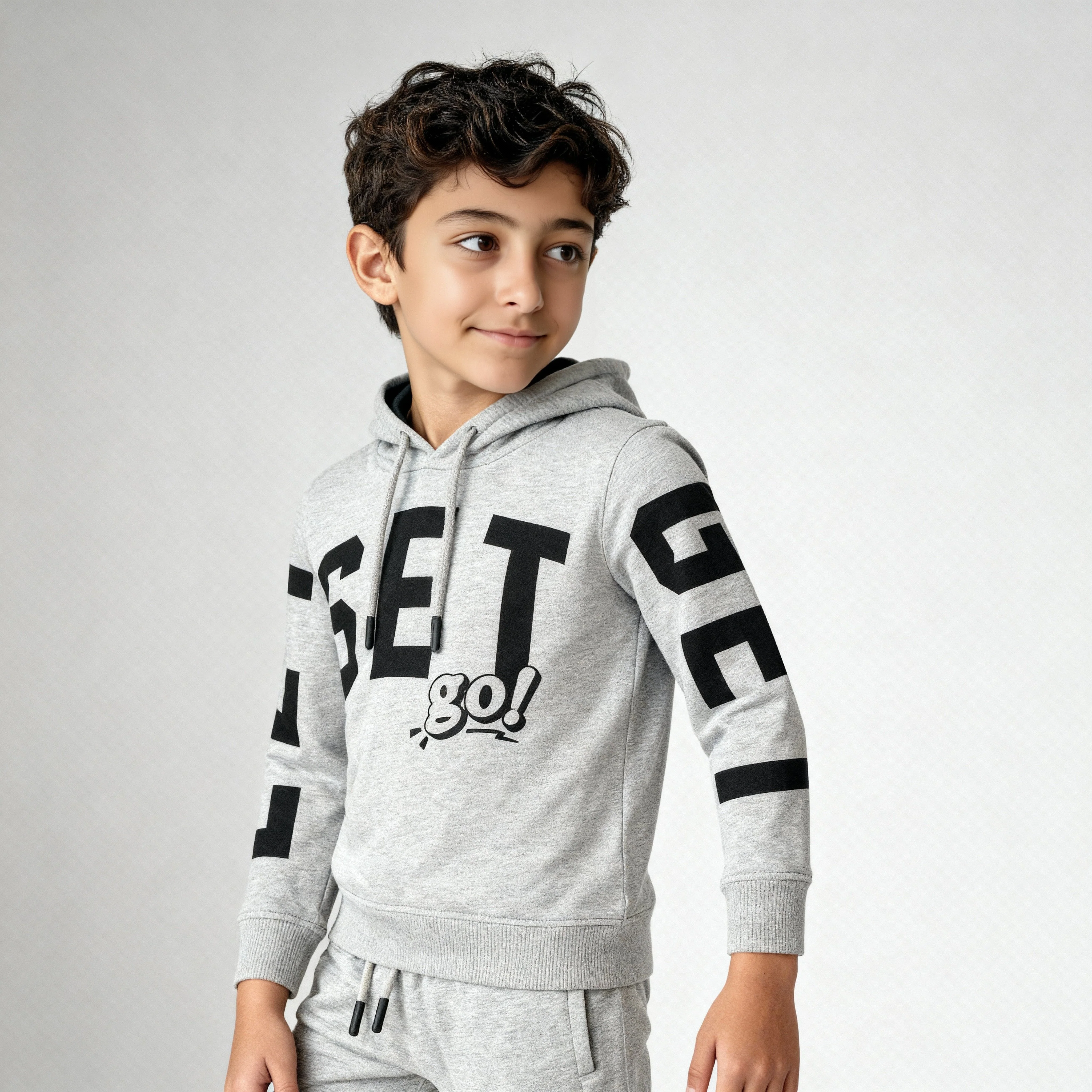 Boys Cotton Printed Pop Sweat Tee - Image 5