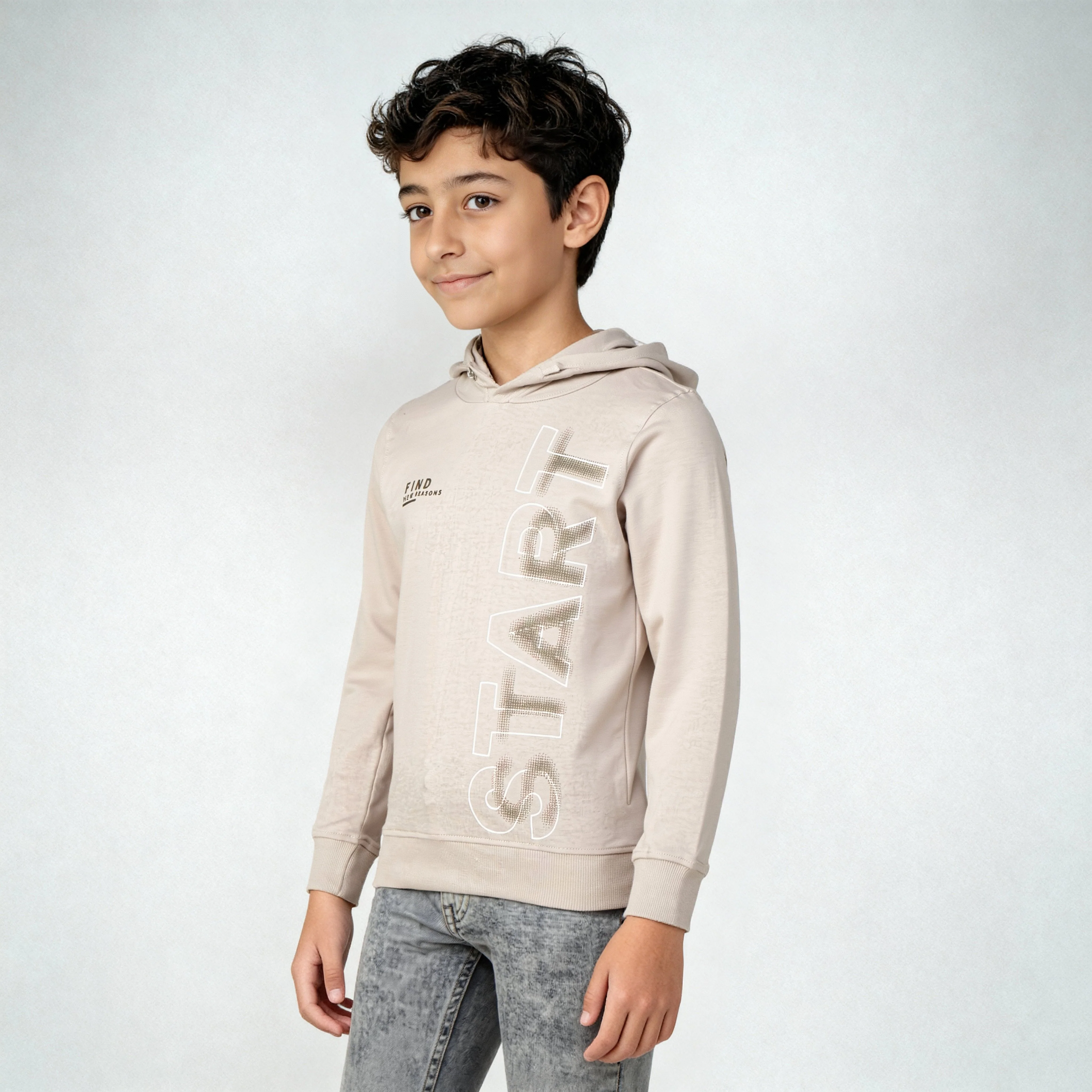 Boys Cotton Printed Pop Sweat Tee - Image 4