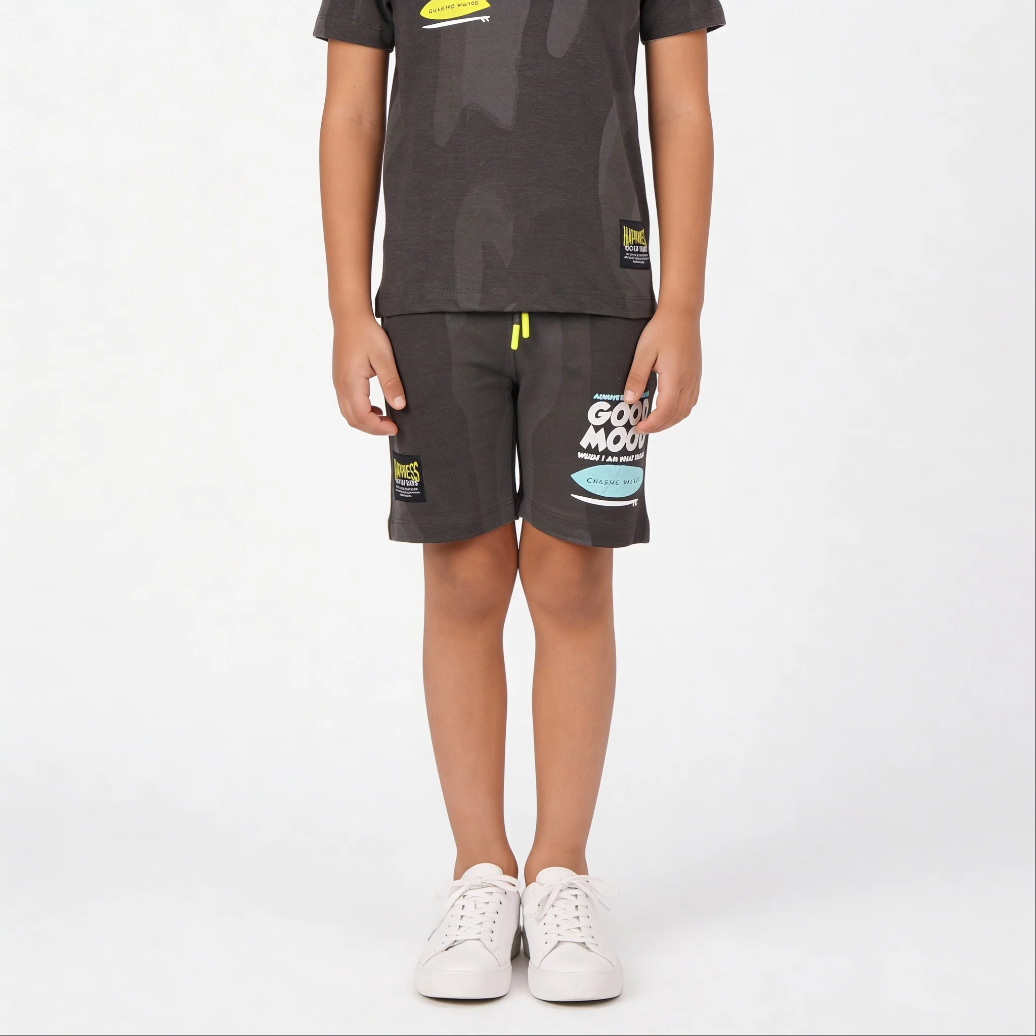Boys Cotton Printed Shorts - Image 2