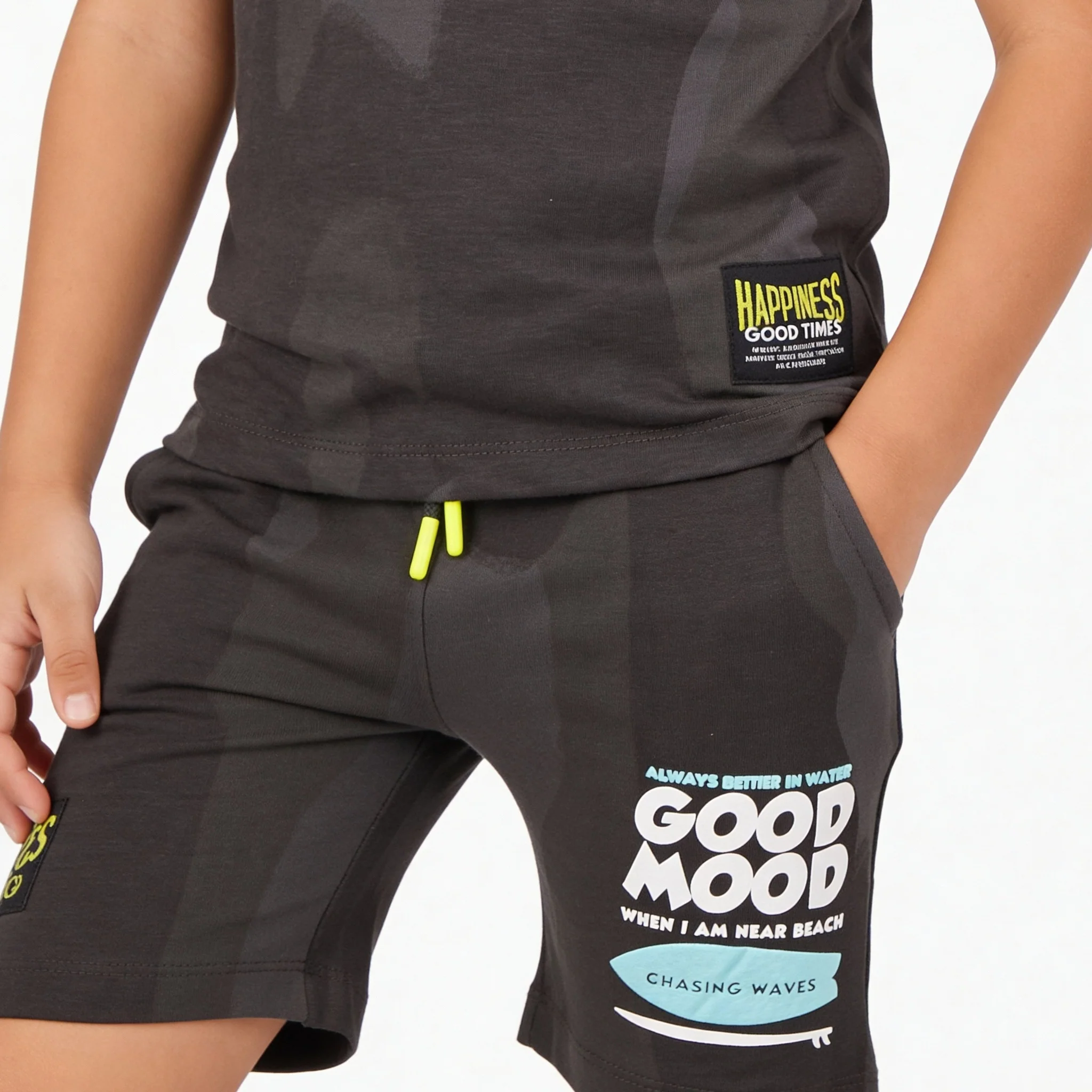 Boys Cotton Printed Shorts - Image 4