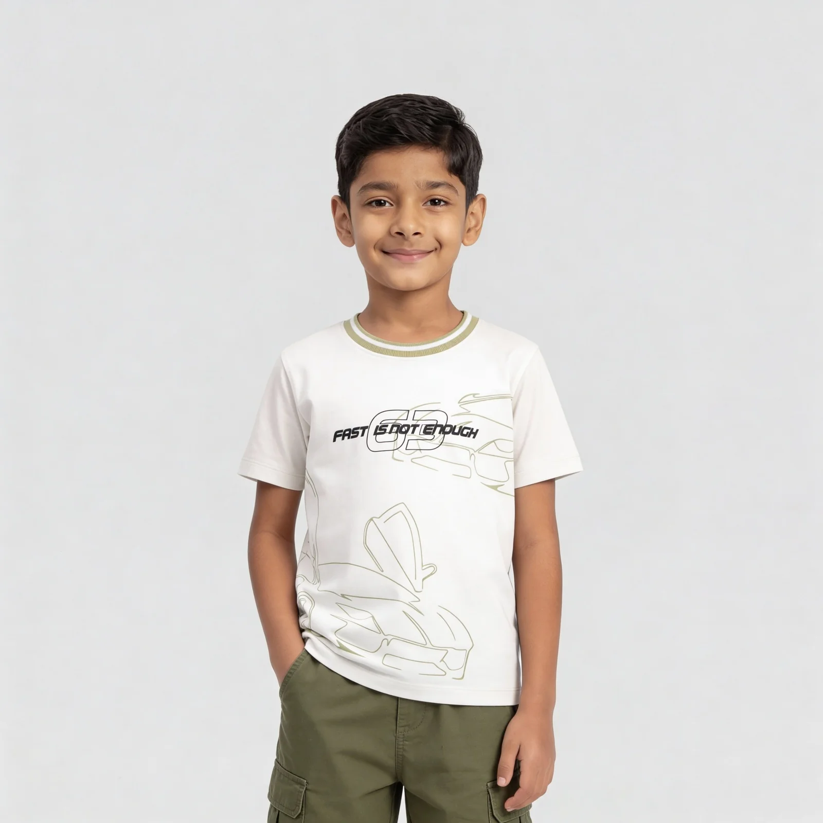 Boys Cotton Printed T-Shirt - Image 2