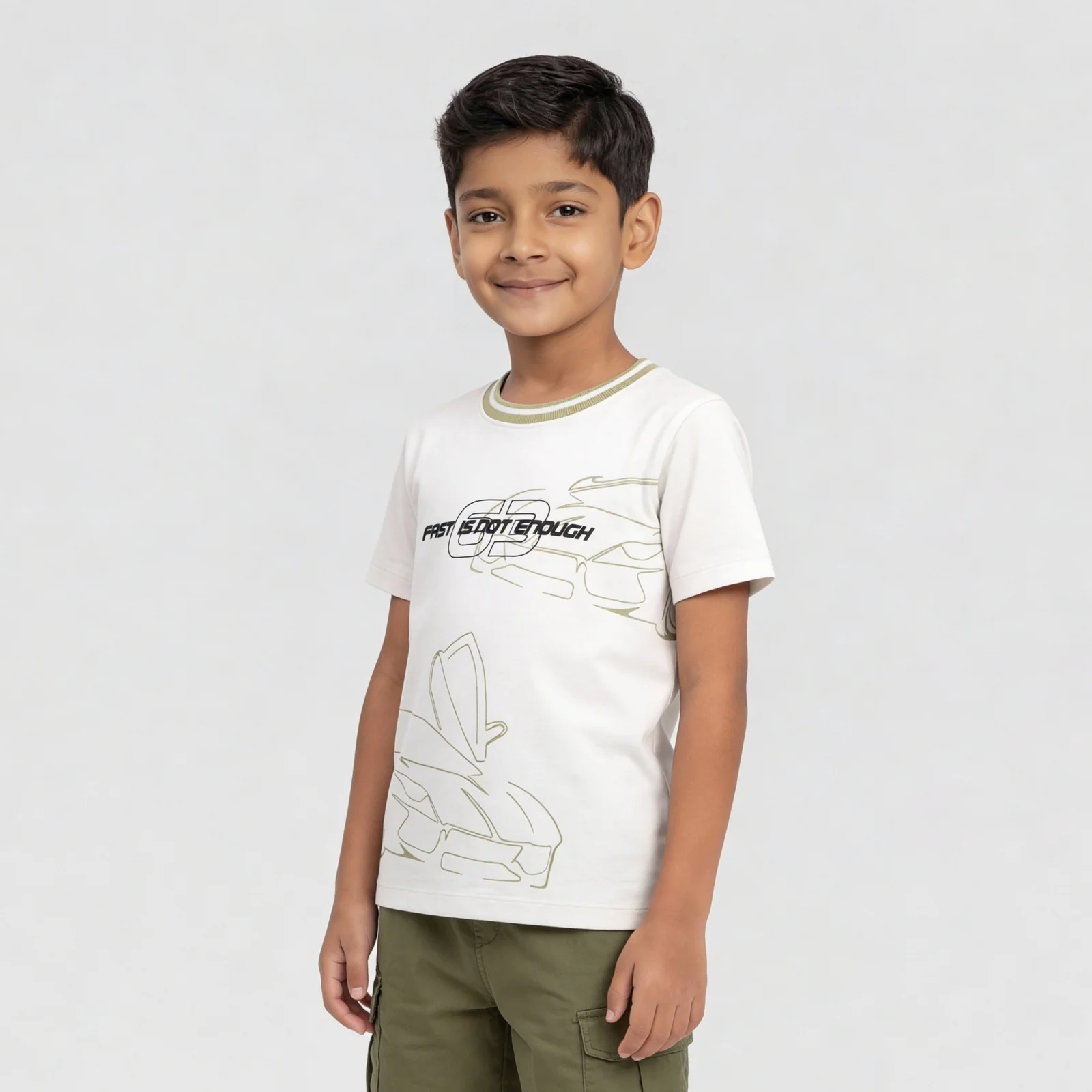 Boys Cotton Printed T-Shirt - Image 5