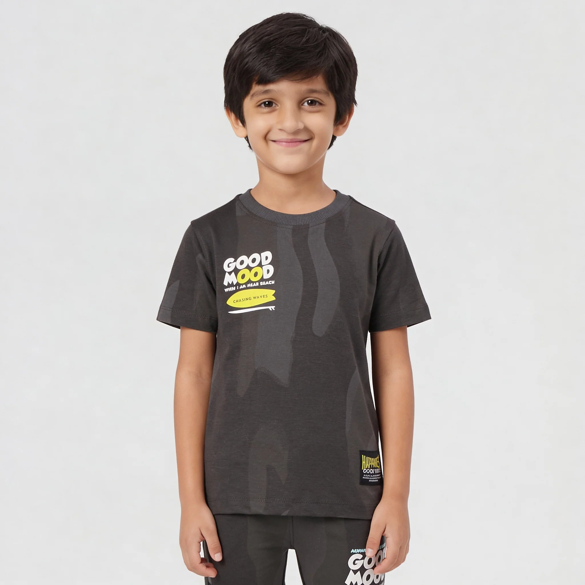 Boys Cotton Printed T-Shirt - Image 2