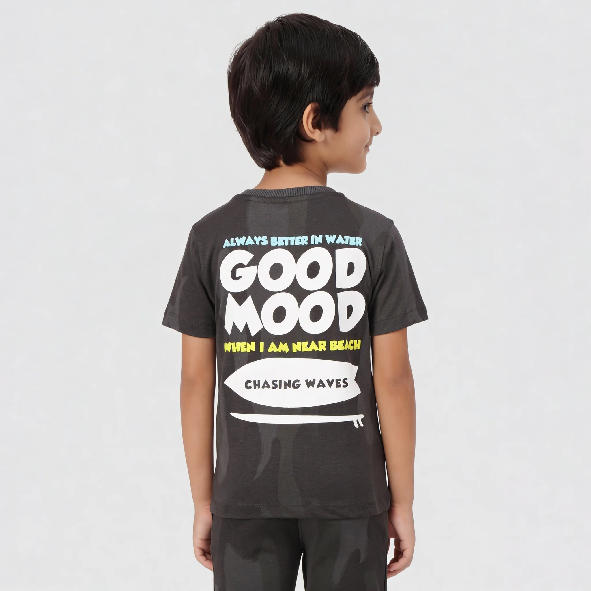 Boys Cotton Printed T-Shirt - Image 3