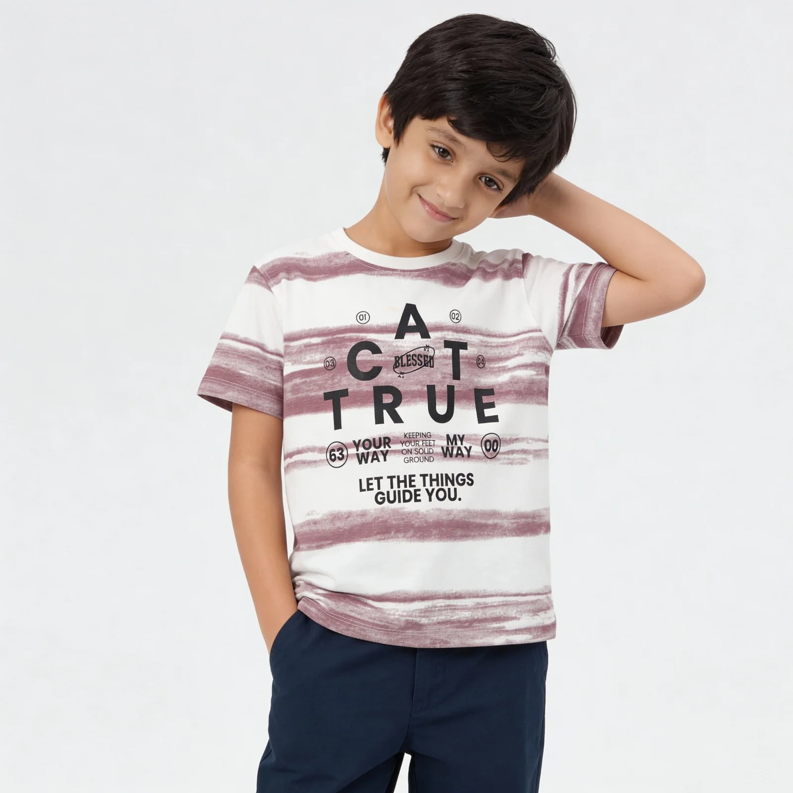 Boys Cotton Printed T-Shirt - Image 2