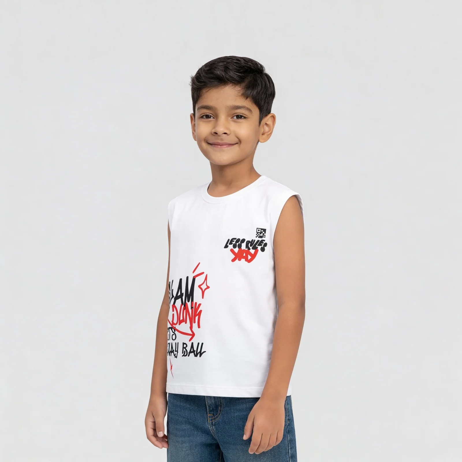 Boys Cotton Printed T-Shirt - Image 5