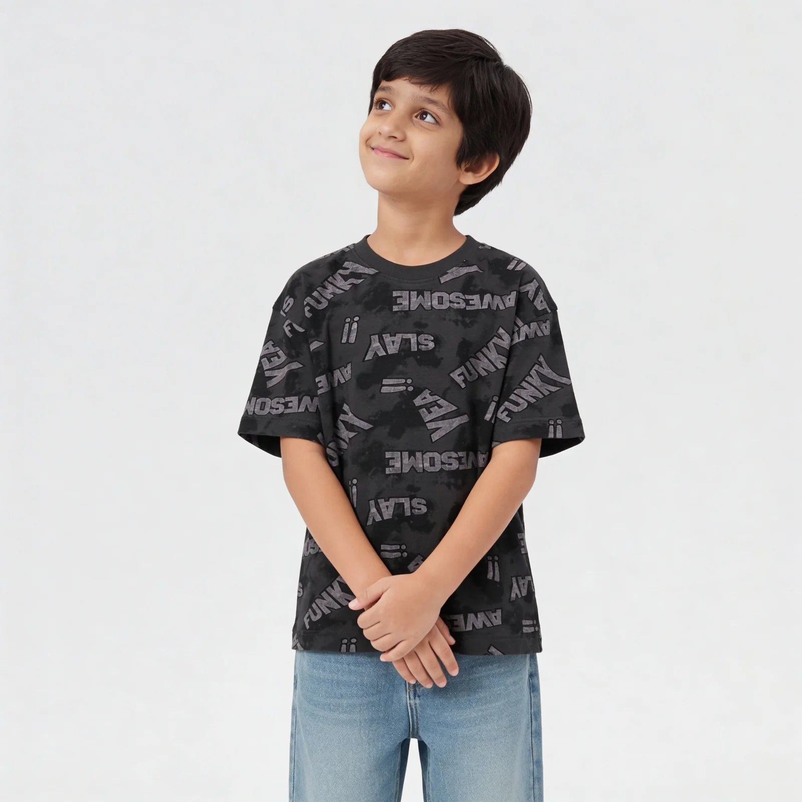 Boys Cotton Printed T-Shirt - Image 2