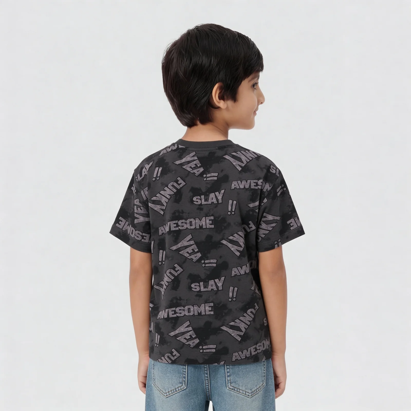 Boys Cotton Printed T-Shirt - Image 3