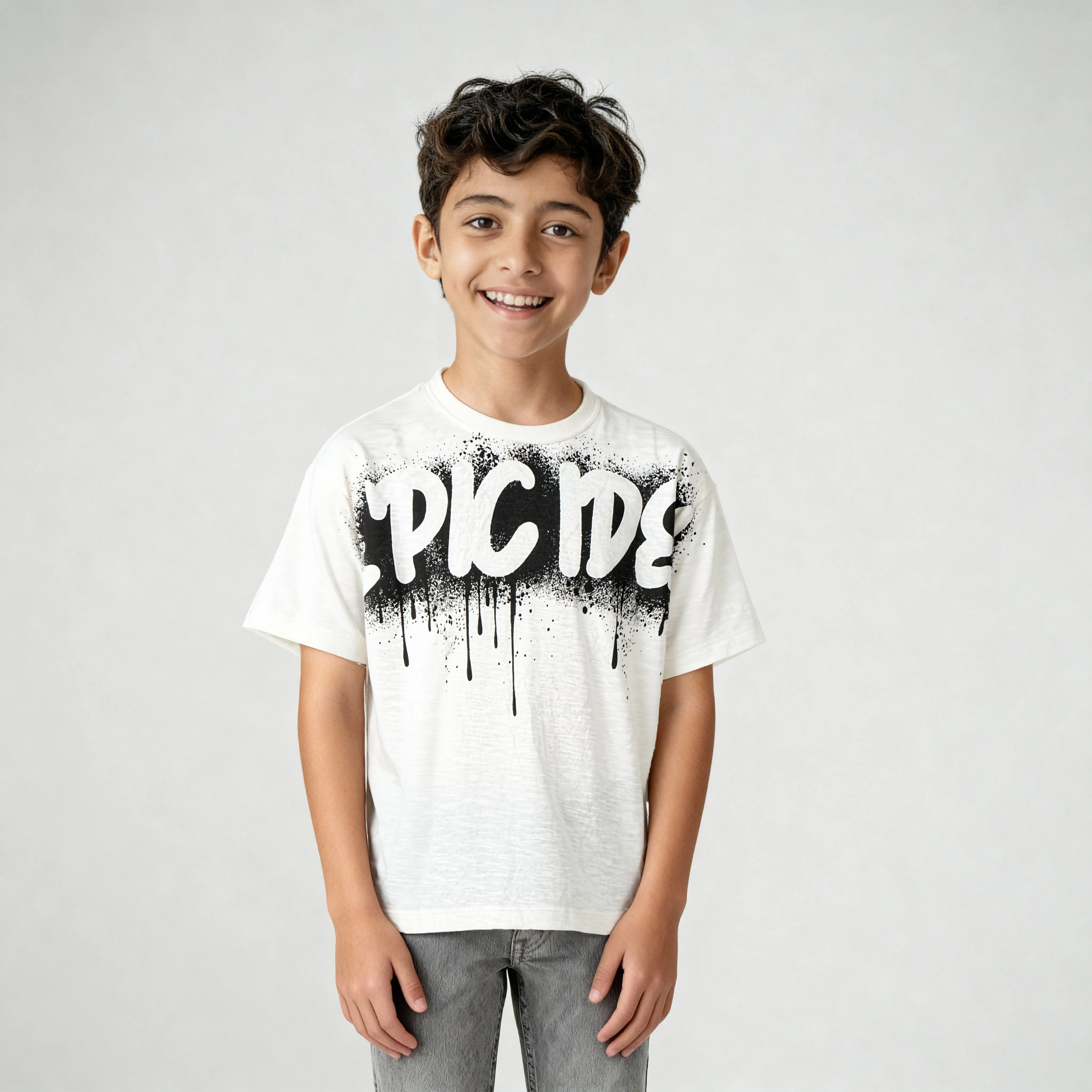 Boys Cotton Printed Weekend T-Shirt - Image 2