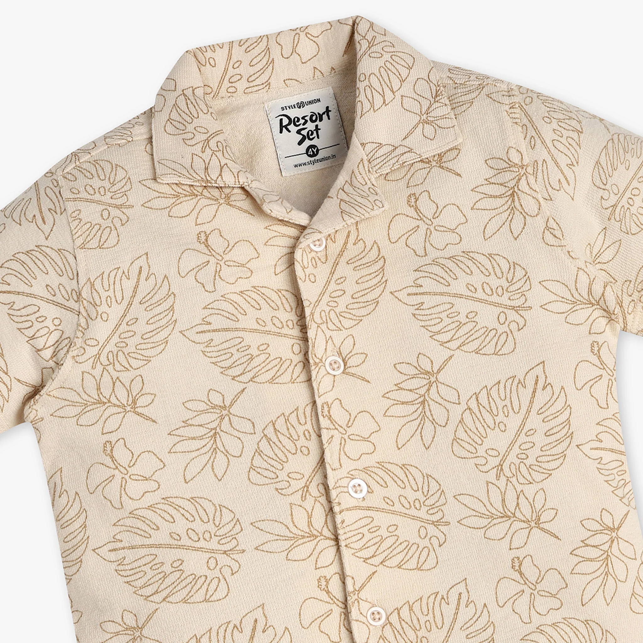 Boys Cotton Printed Shirt - Image 3