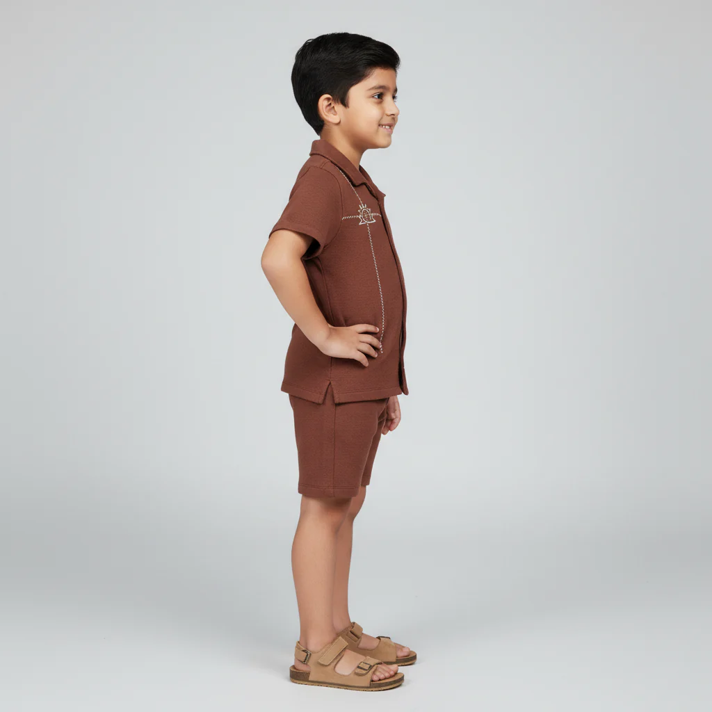 Boys Cotton Structured Shirt - Image 2