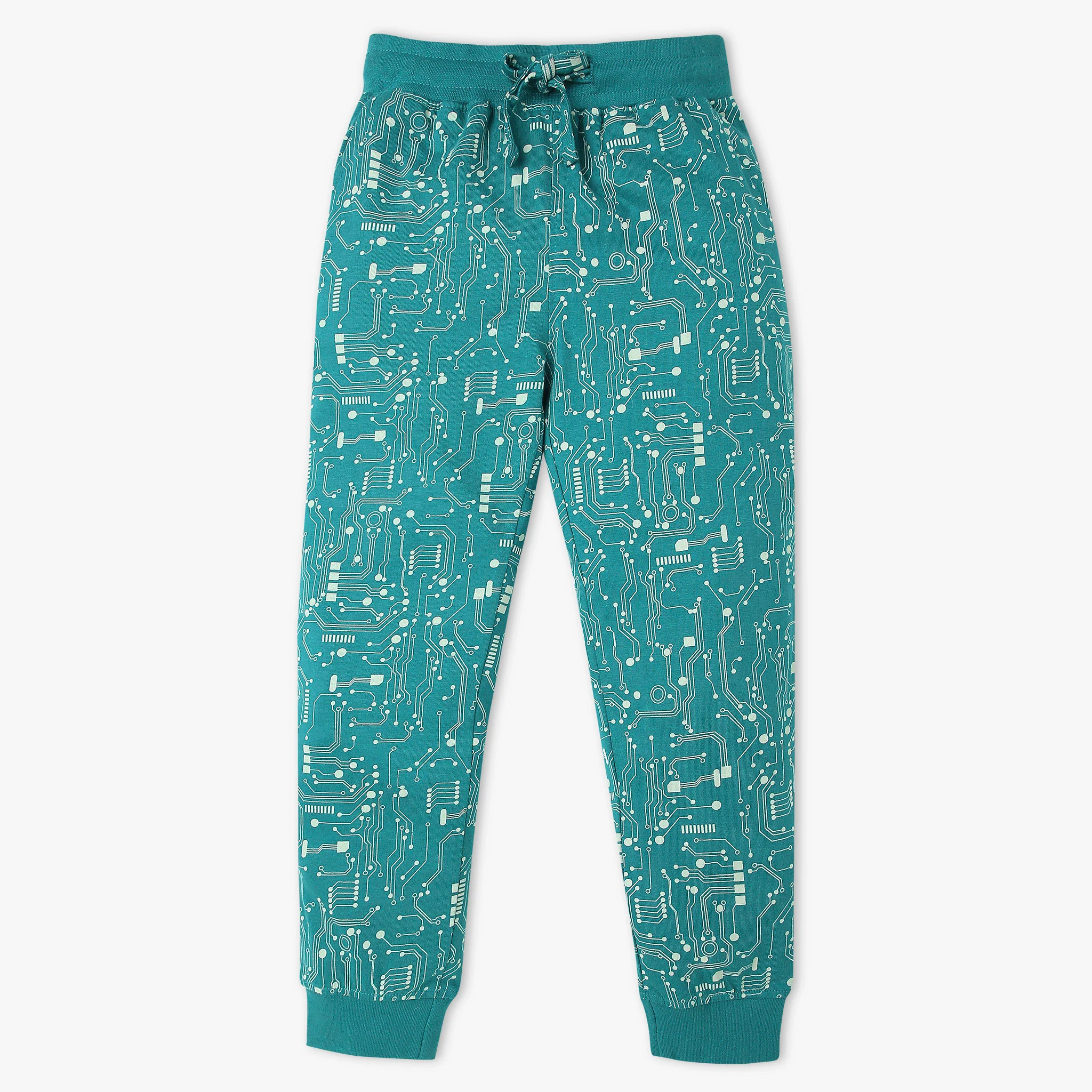 Boys Cotton T-Shirt with Trackpant Sleepwear Snooze Set - Image 5